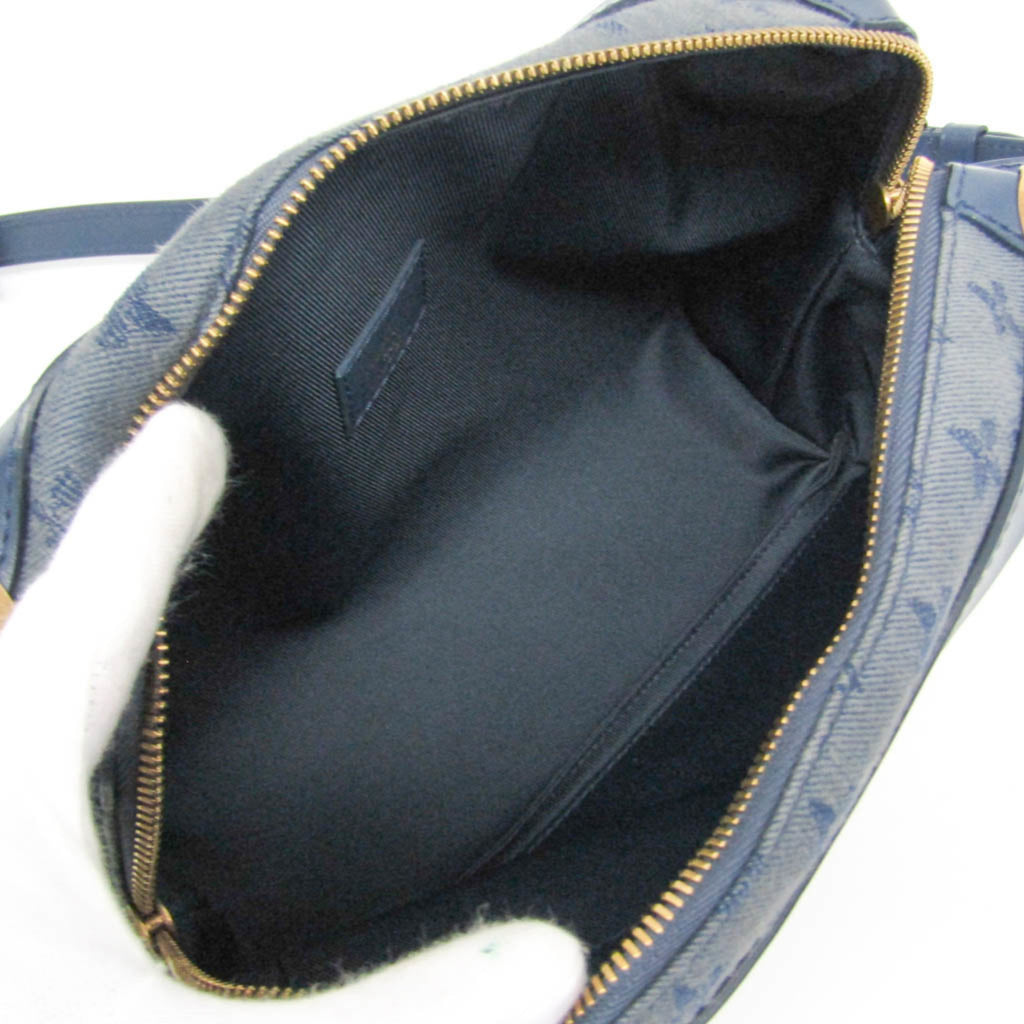 LOV Monogram Denim Soft Trunk M44723 Women's Shoulder Bag Blue
