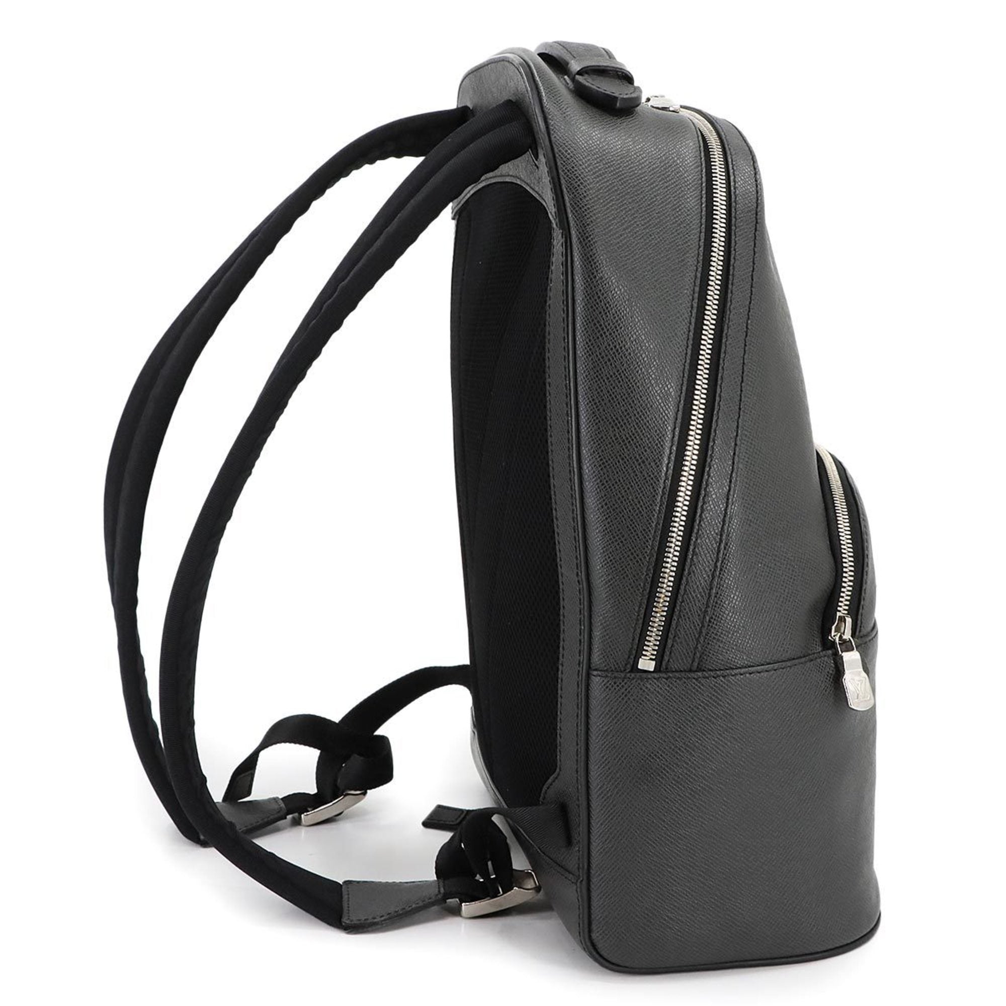 LOV Taiga Anton Backpack, Leather, Ardoise, M34405