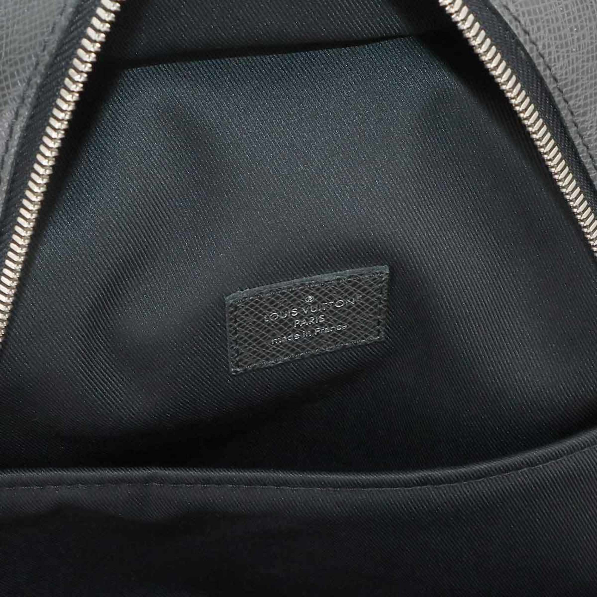 LOV Taiga Anton Backpack, Leather, Ardoise, M34405