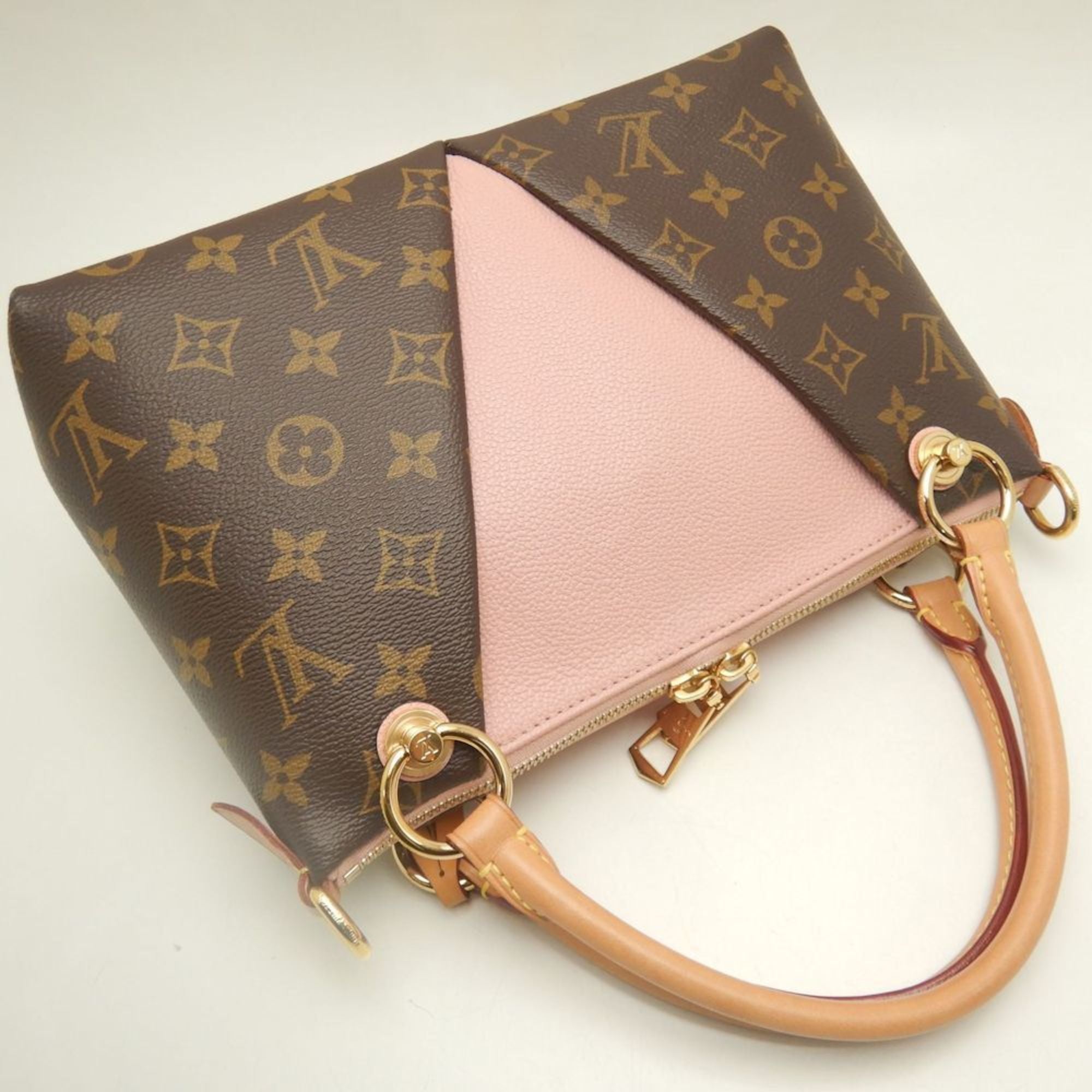 LOV Monogram V Tote BB M43967 Handbag in Rose Poodle, Women's, 253353