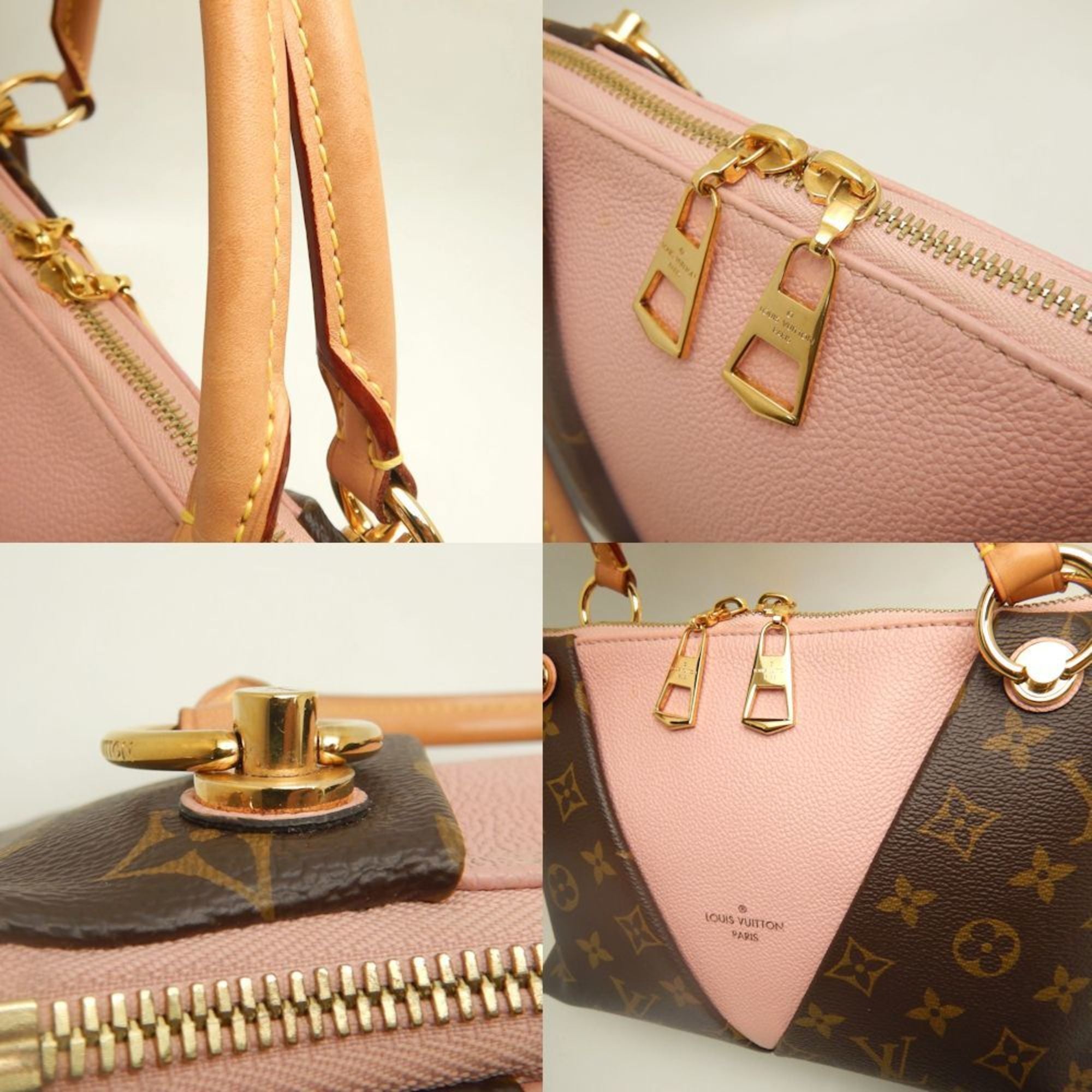 LOV Monogram V Tote BB M43967 Handbag in Rose Poodle, Women's, 253353