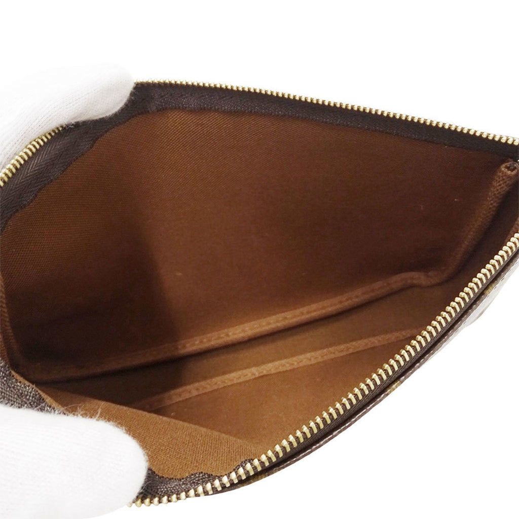 LOV Monogram Panda Pochette Accessoires (Brown) M51981, a women's pouch/accessory case in collaboration with Takashi Murakami.