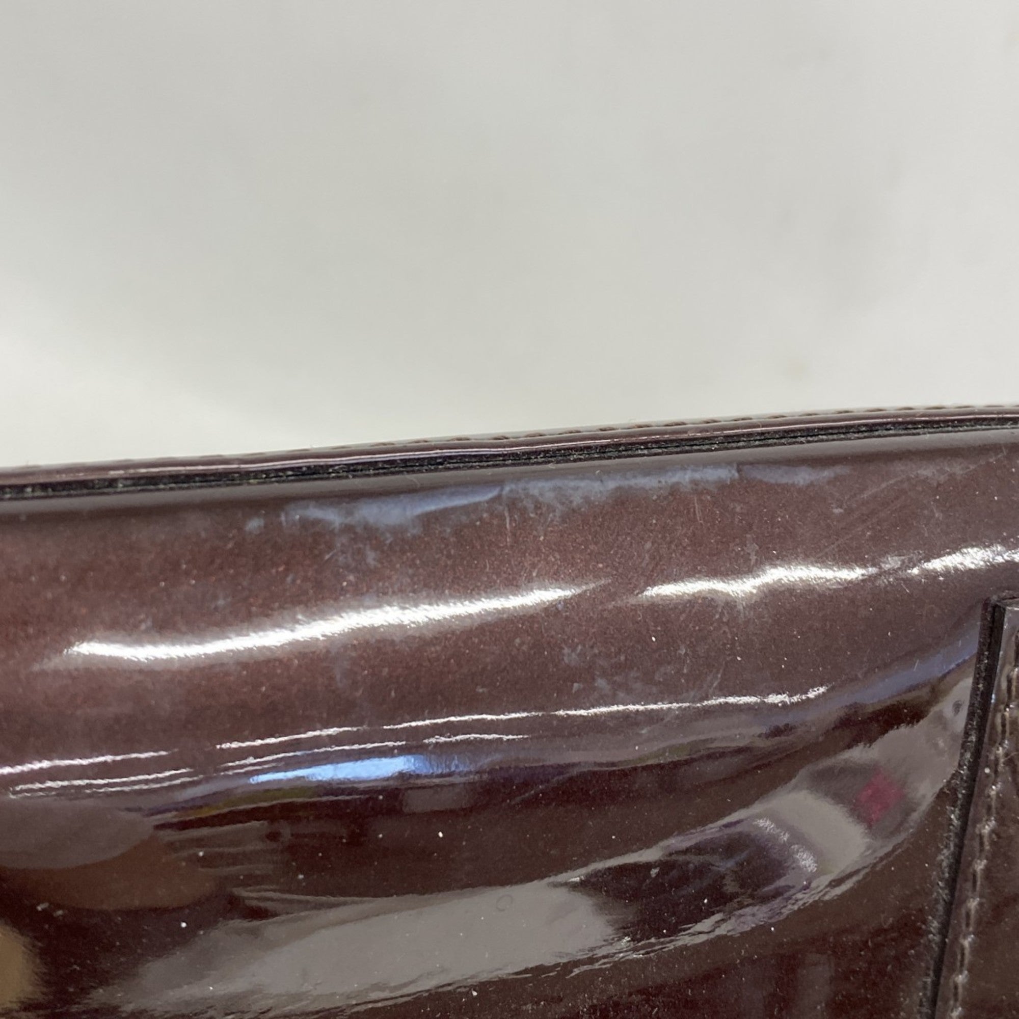 LOV Vernis Alma BB Handbag M91678 Amaranth, 2-Way Bag for Women