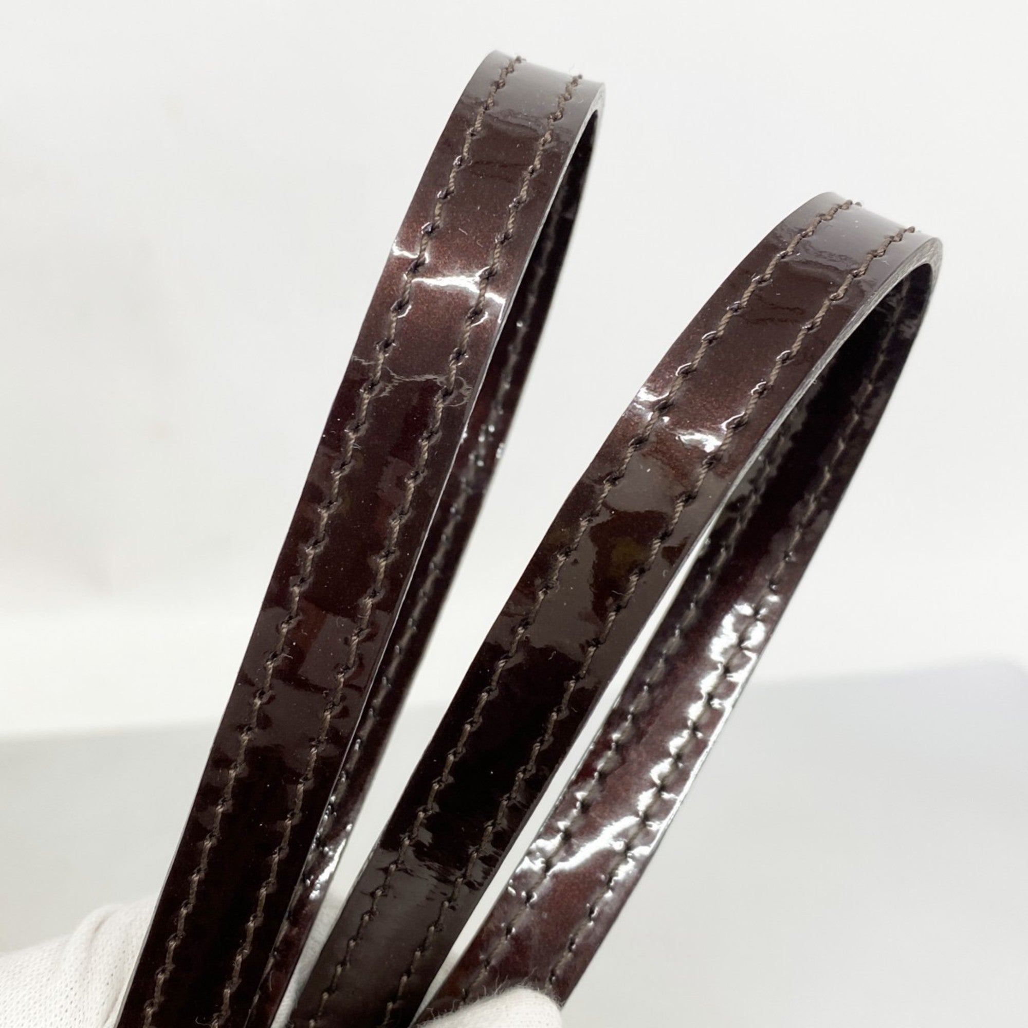 LOV Vernis Alma BB Handbag M91678 Amaranth, 2-Way Bag for Women