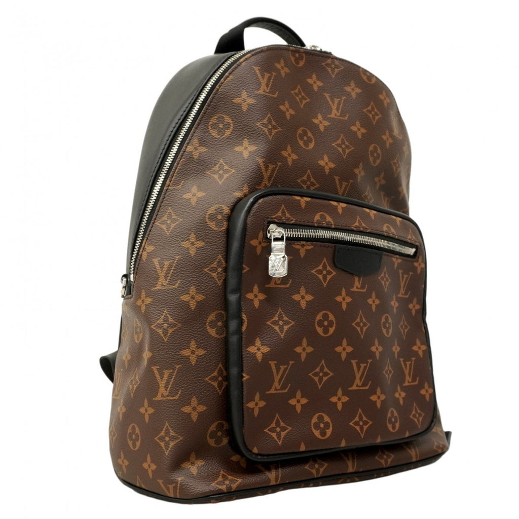 LOV Backpack/Daypack Monogram Macassar Josh NV M45349 Brown/Black Men's