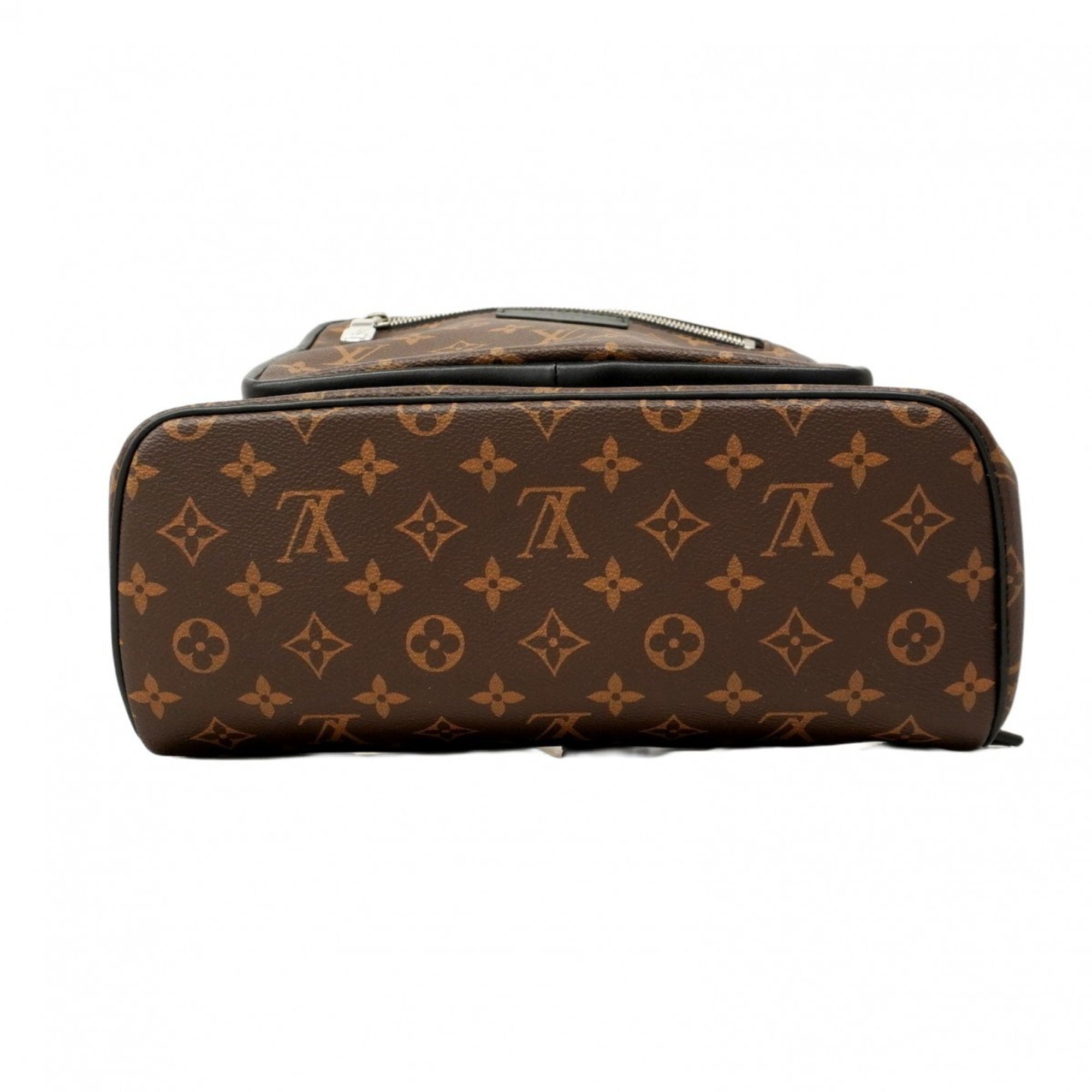 LOV Backpack/Daypack Monogram Macassar Josh NV M45349 Brown/Black Men's