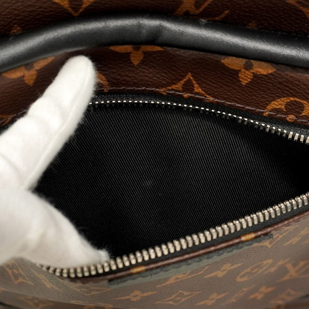 LOV Backpack/Daypack Monogram Macassar Josh NV M45349 Brown/Black Men's