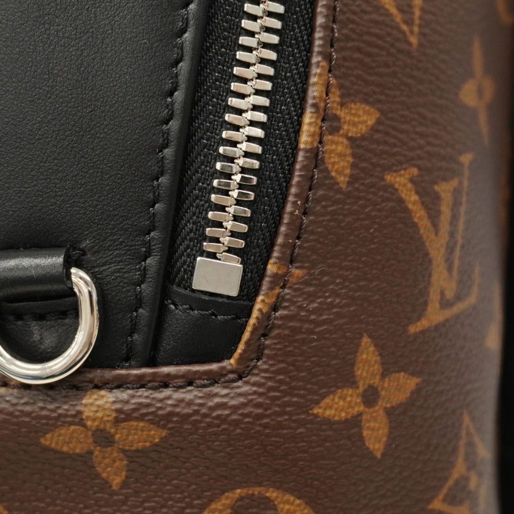 LOV Backpack/Daypack Monogram Macassar Josh NV M45349 Brown/Black Men's