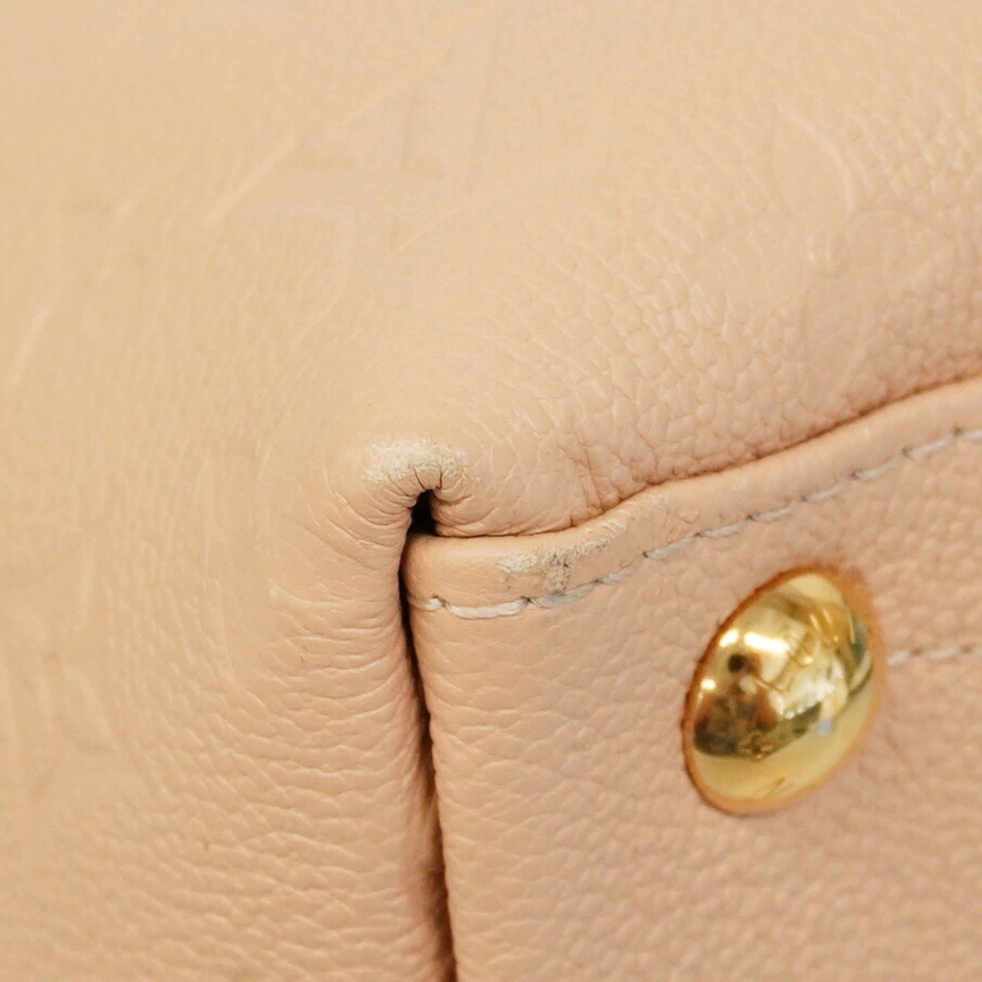 LOV Monogram Empreinte V Tote MM Beige Rose Creme 2-Way Bag for Women (P1595064)