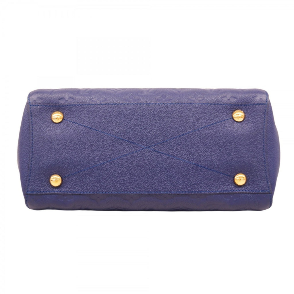 LOV Monogram Empreinte Montaigne MM Handbag M41309 Blue Iris 2-Way Bag for Women