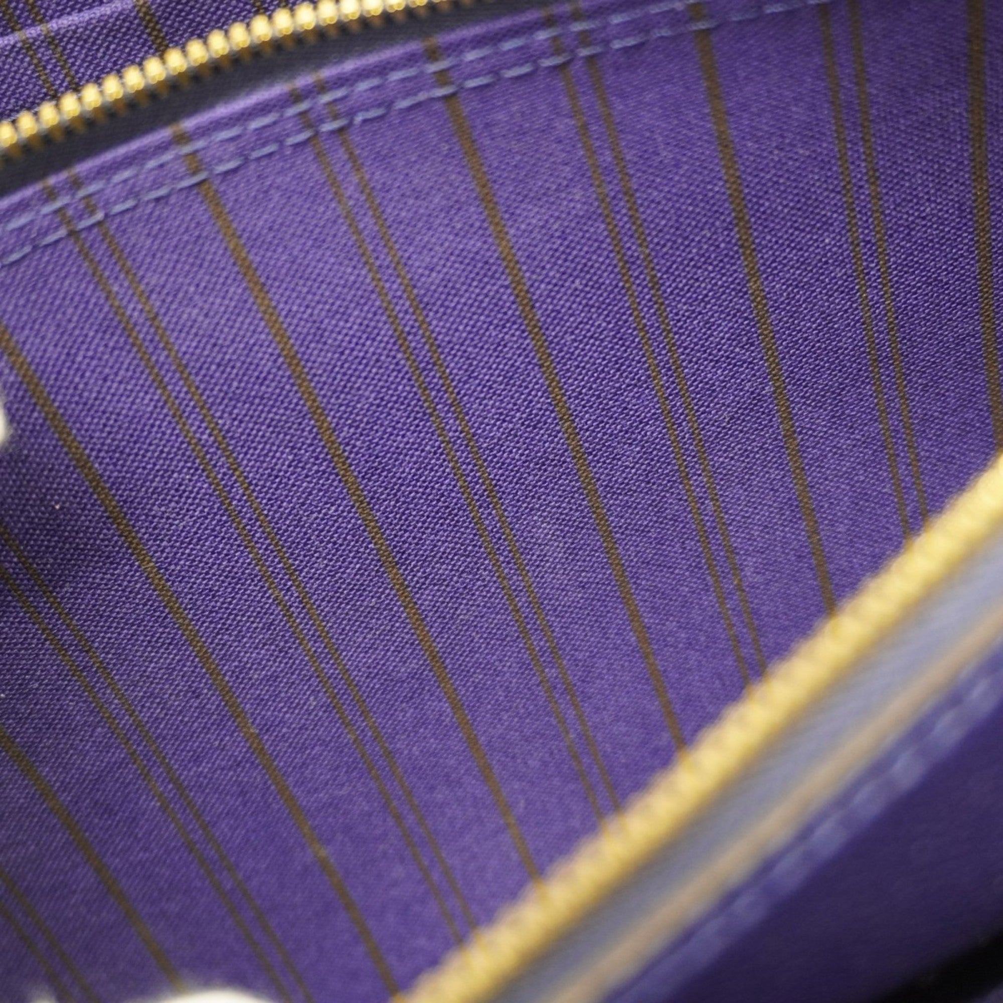 LOV Monogram Empreinte Montaigne MM Handbag M41309 Blue Iris 2-Way Bag for Women