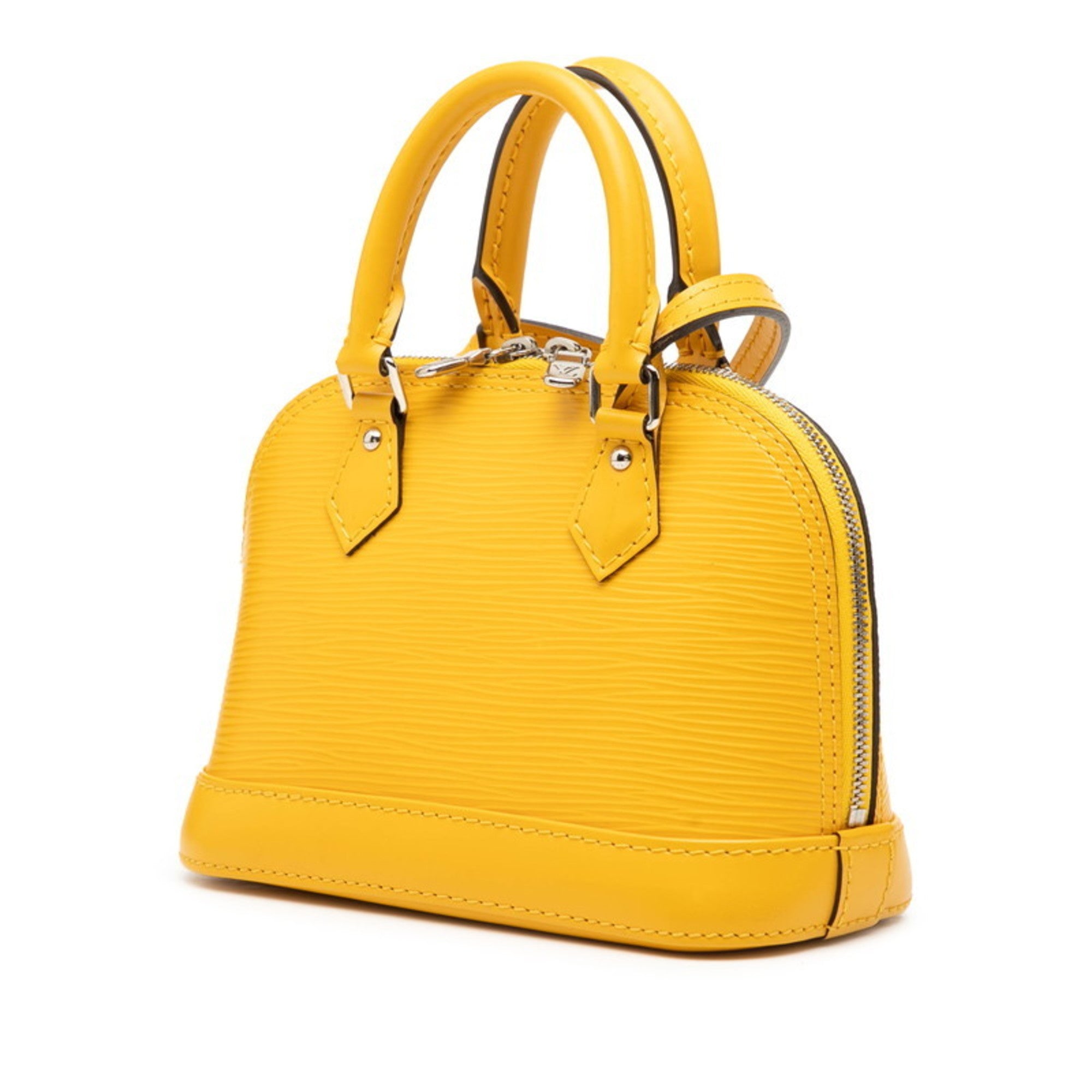 LOV Epi Nano Alma Handbag/Shoulder Bag M50978 Yellow Leather Women's LOUIS VUITTON