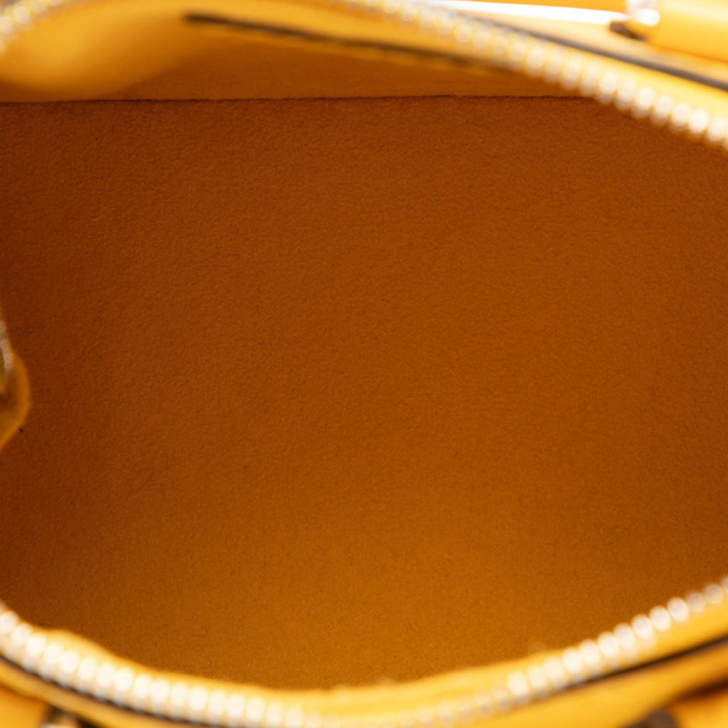 LOV Epi Nano Alma Handbag/Shoulder Bag M50978 Yellow Leather Women's LOUIS VUITTON