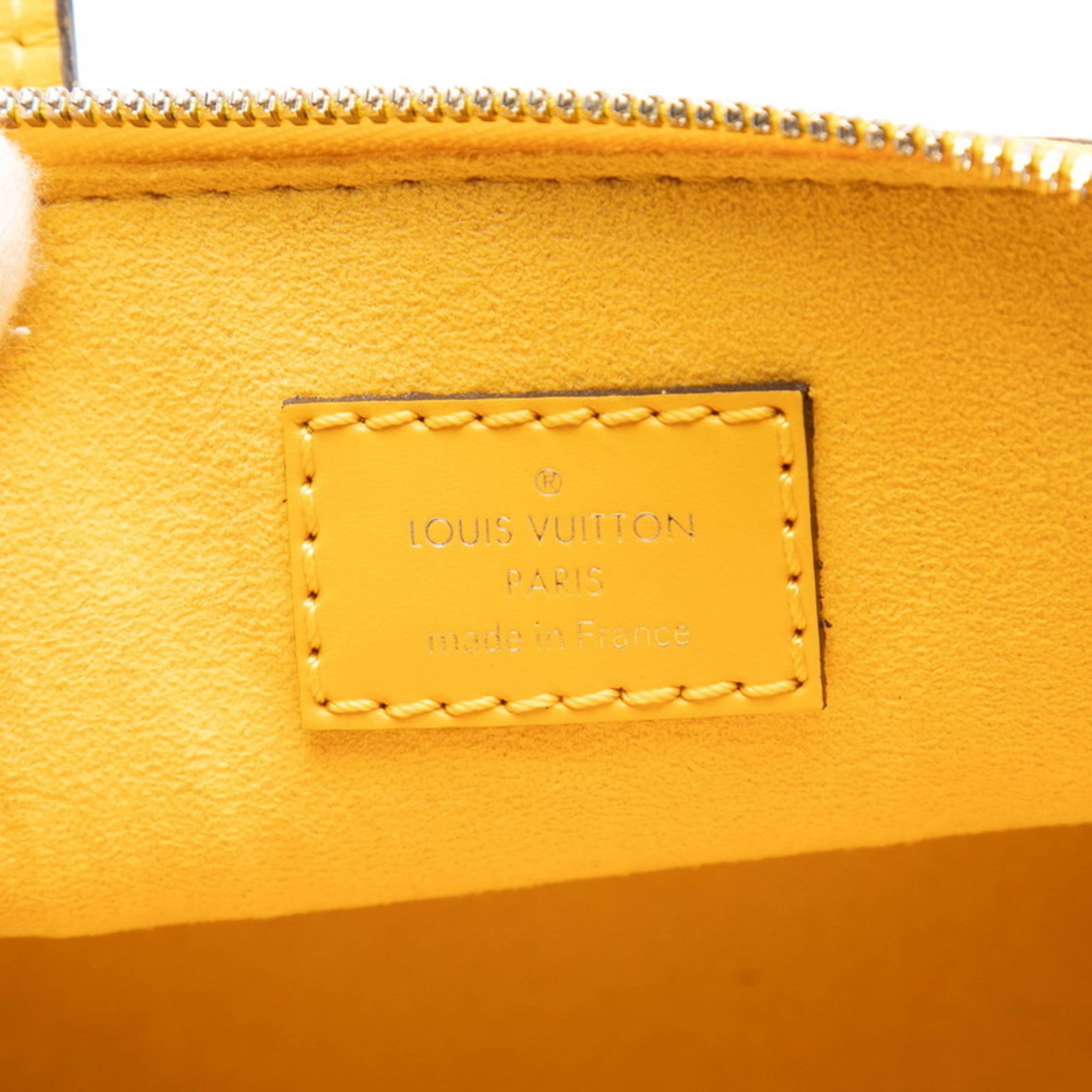 LOV Epi Nano Alma Handbag/Shoulder Bag M50978 Yellow Leather Women's LOUIS VUITTON