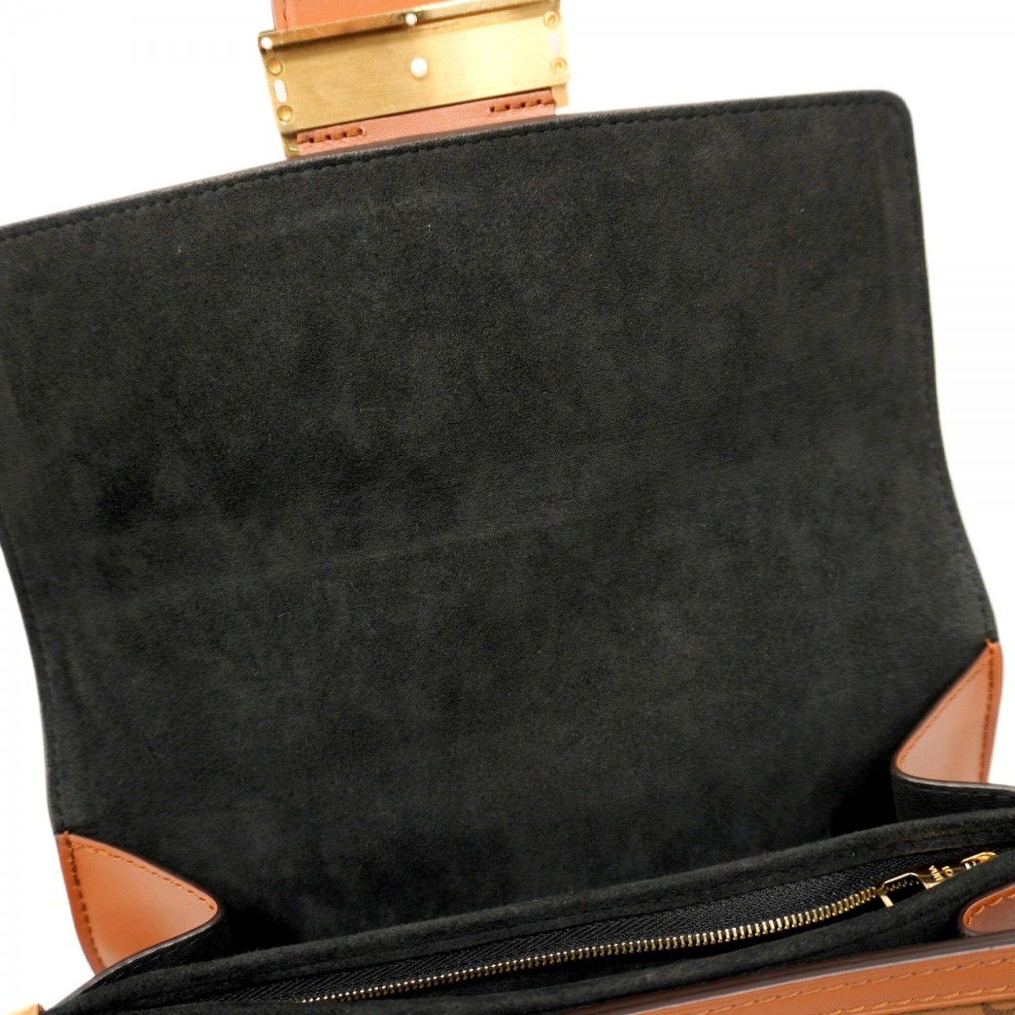 LOV Monogram Reverse Dauphine MM Handbag M45958 Brown 2-Way Bag for Women