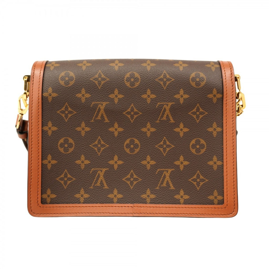 LOV Monogram Reverse Dauphine MM Handbag M45958 Brown 2-Way Bag for Women
