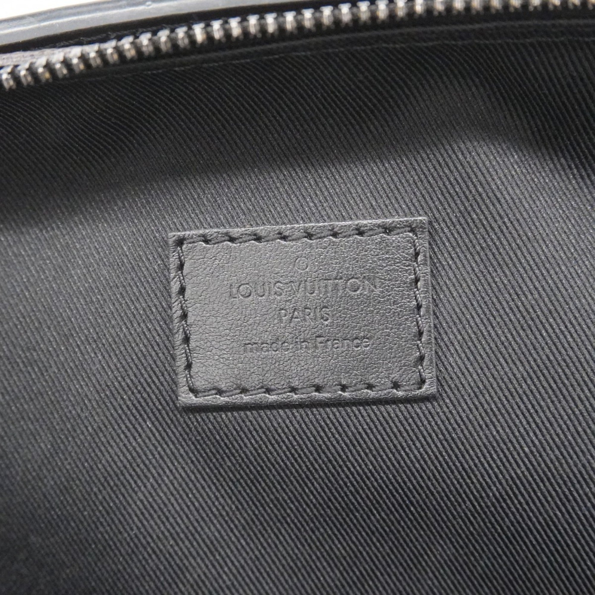 LOV Monogram Macassar Soft Handle Trunk Shoulder Bag M45935 Brown/Black Men's