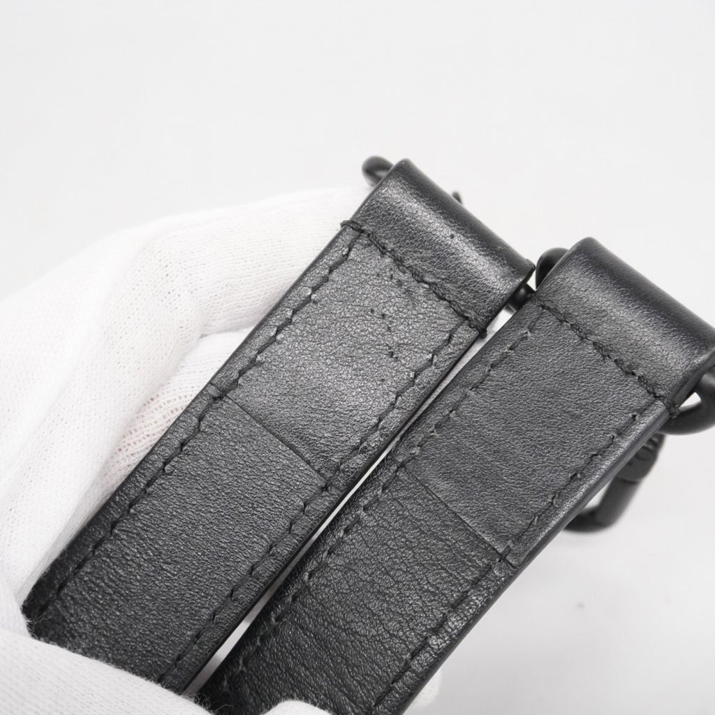 LOV Monogram Macassar Soft Handle Trunk Shoulder Bag M45935 Brown/Black Men's