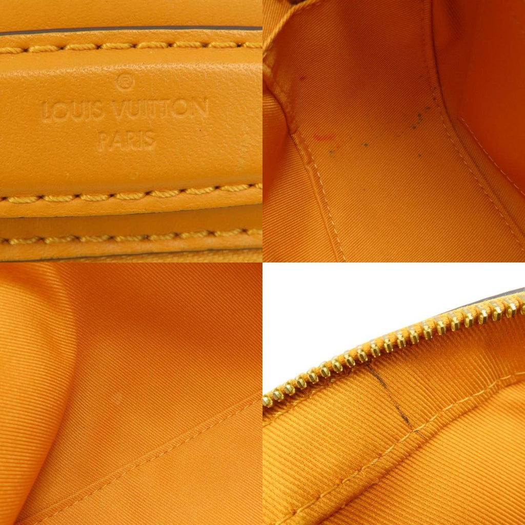 LOV N40178 Santa Monica Saffron Damier Ebene Shoulder Bag Canvas Women's