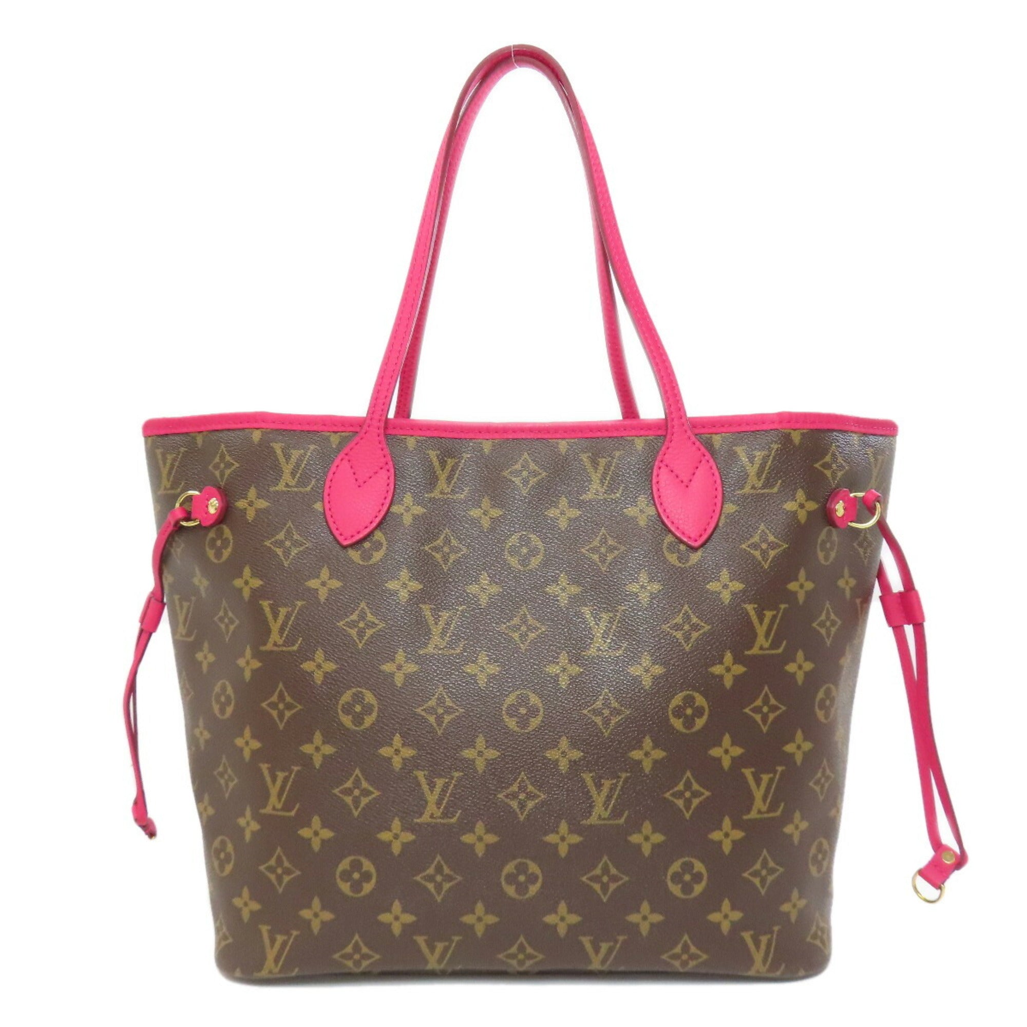 LOV M40940 Neverfull MM Ikat Flower Tote Bag Monogram Canvas Women's LOUIS VUITTON