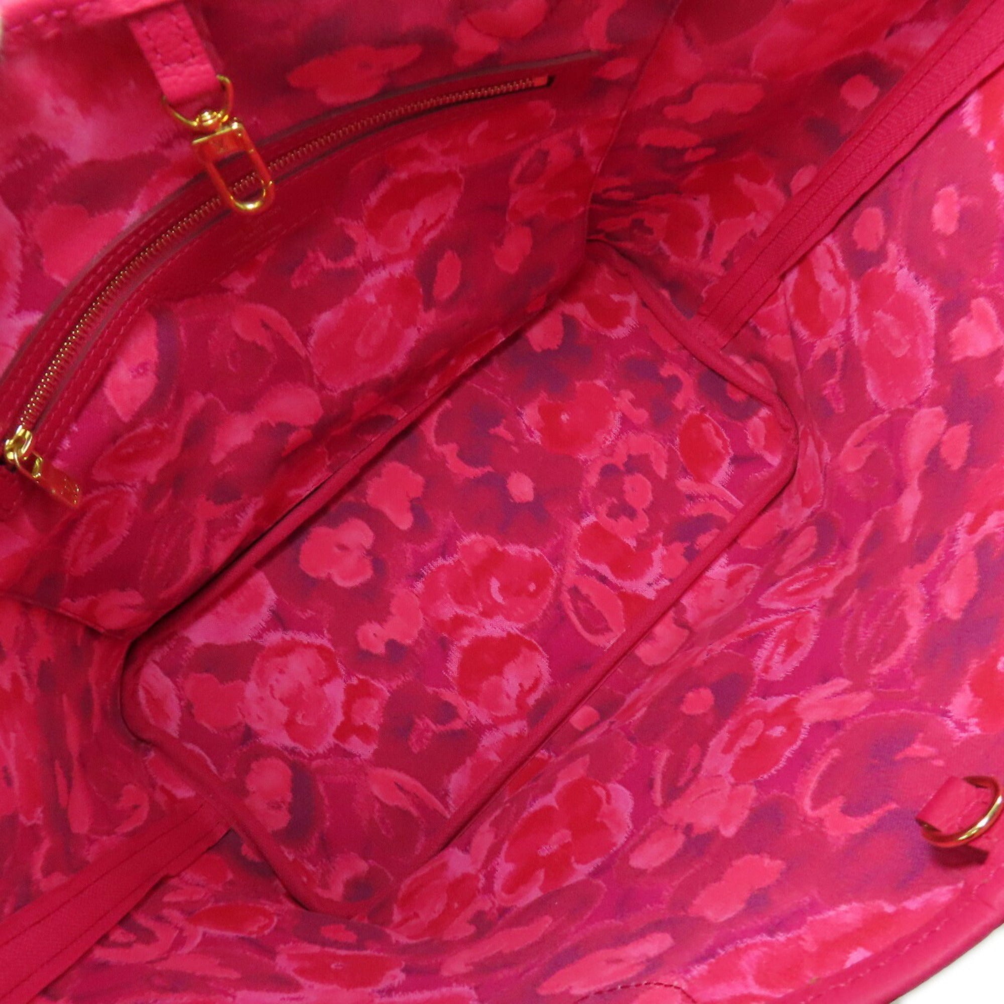 LOV M40940 Neverfull MM Ikat Flower Tote Bag Monogram Canvas Women's LOUIS VUITTON