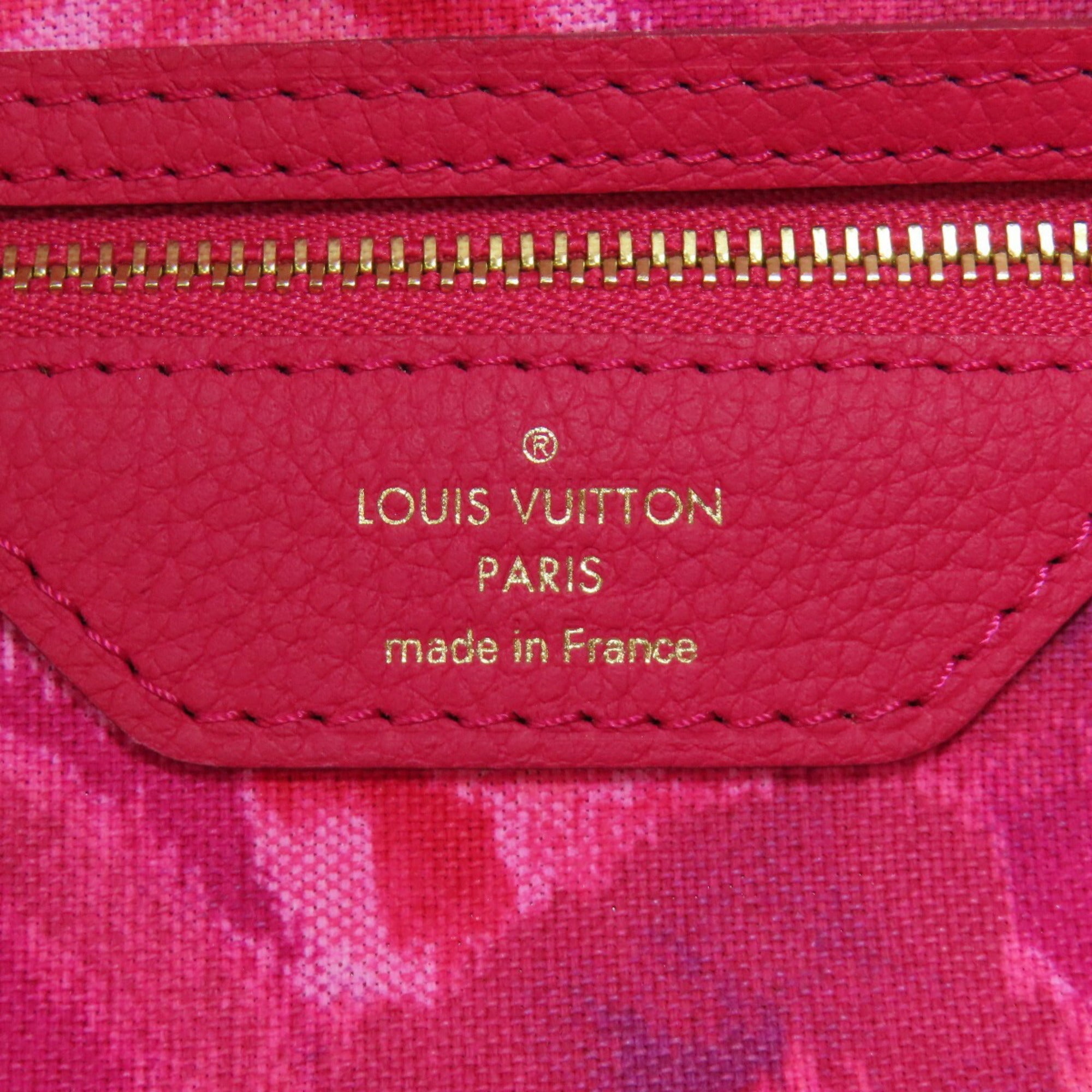 LOV M40940 Neverfull MM Ikat Flower Tote Bag Monogram Canvas Women's LOUIS VUITTON