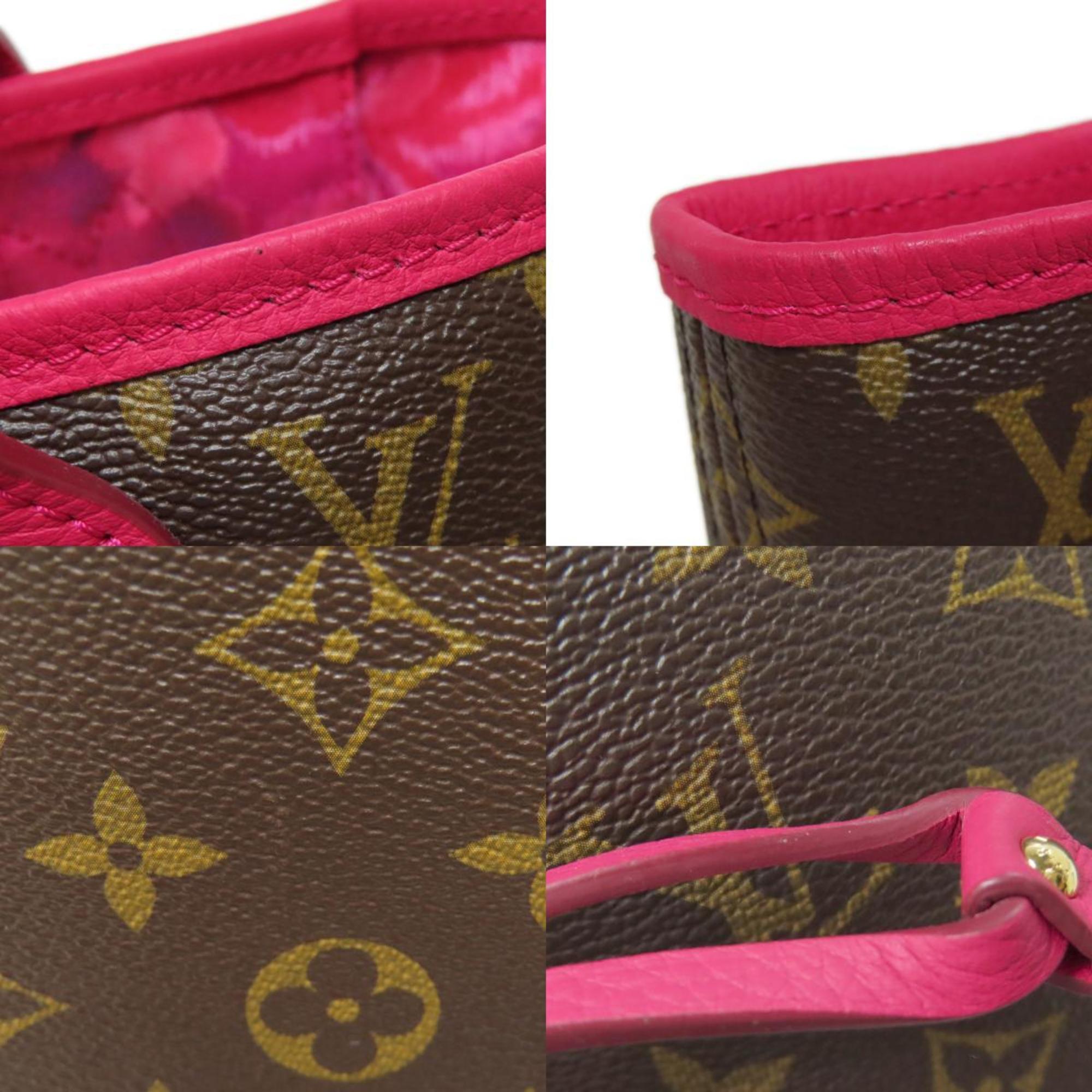 LOV M40940 Neverfull MM Ikat Flower Tote Bag Monogram Canvas Women's LOUIS VUITTON