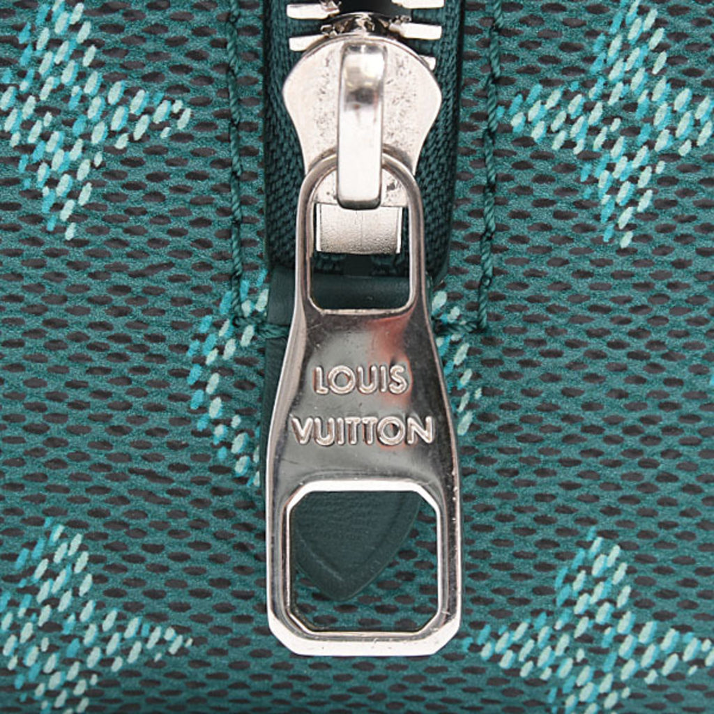 LOV Locker Top Kit Monogram Heritage Treasure Bag Pouch Green M12688