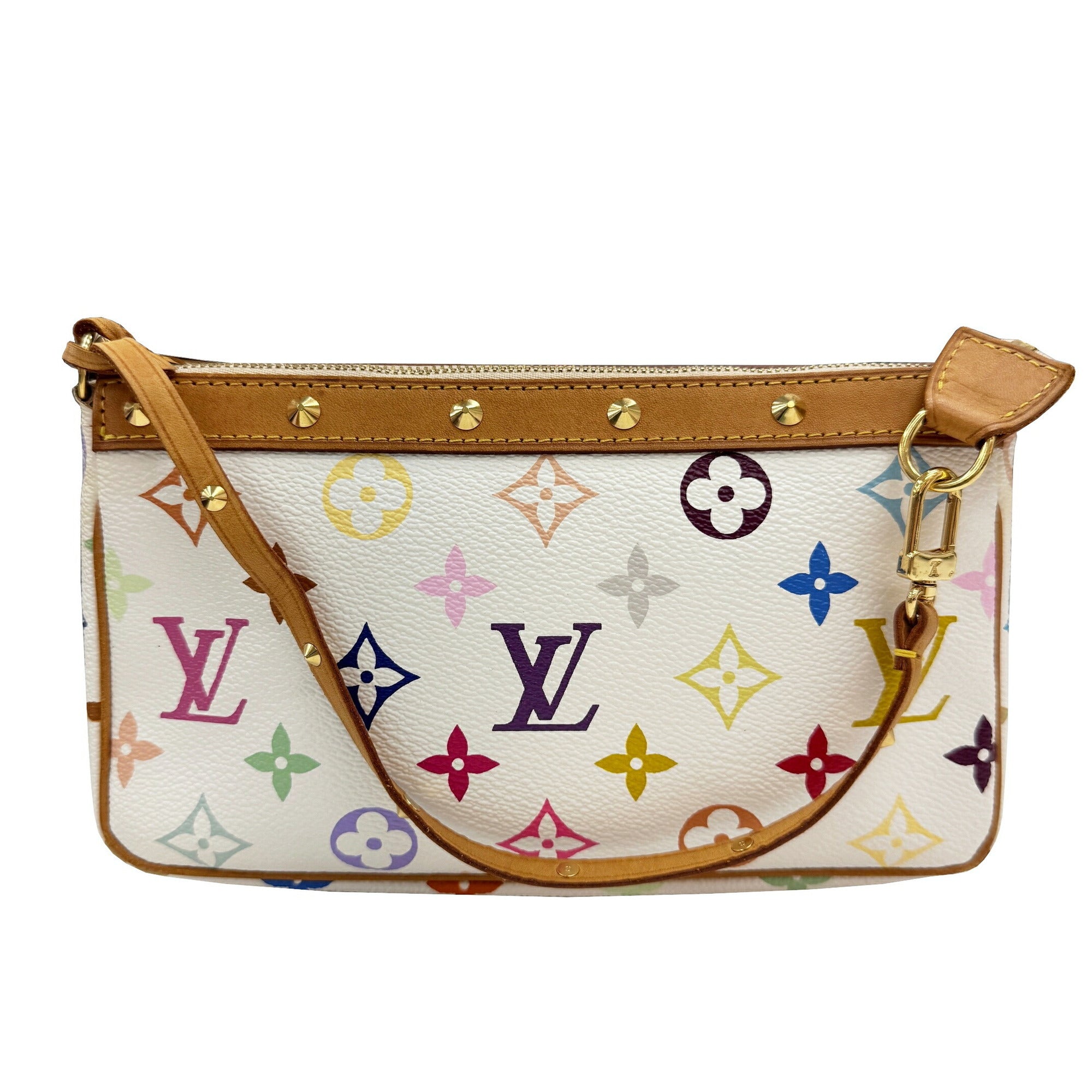 LOV Pochette Accessoires Monogram Multicolore Blanc White M92649 Handbag for Women