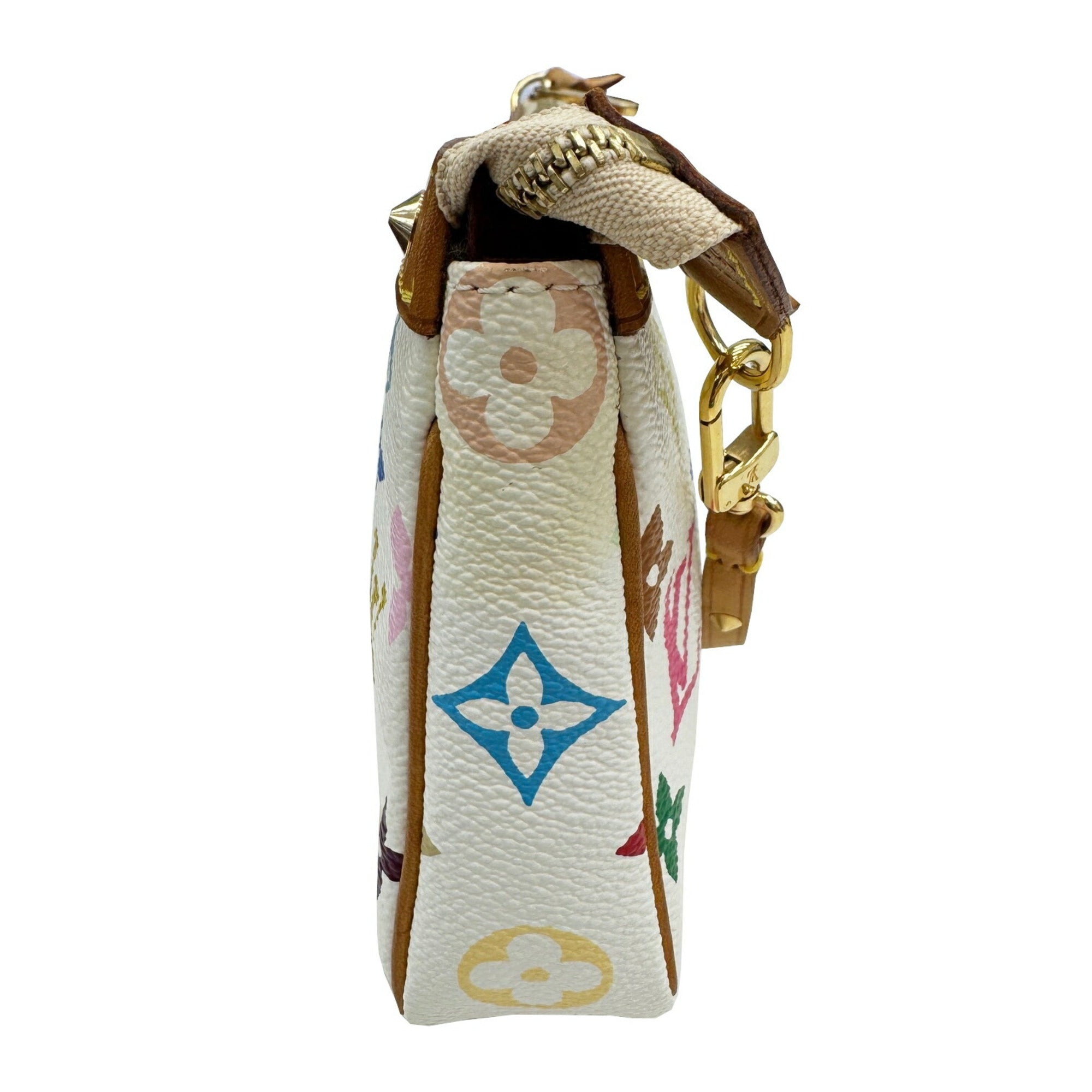 LOV Pochette Accessoires Monogram Multicolore Blanc White M92649 Handbag for Women