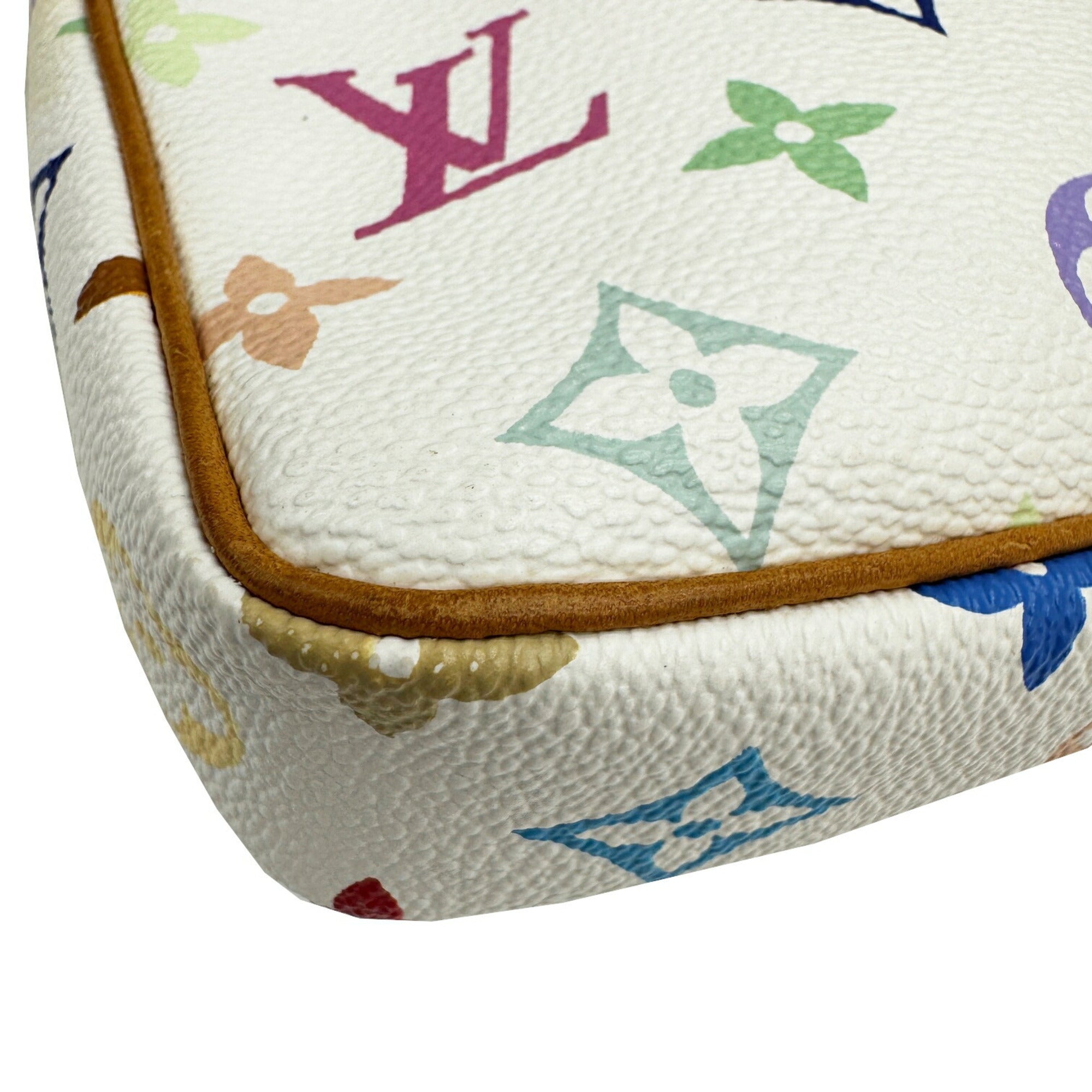 LOV Pochette Accessoires Monogram Multicolore Blanc White M92649 Handbag for Women