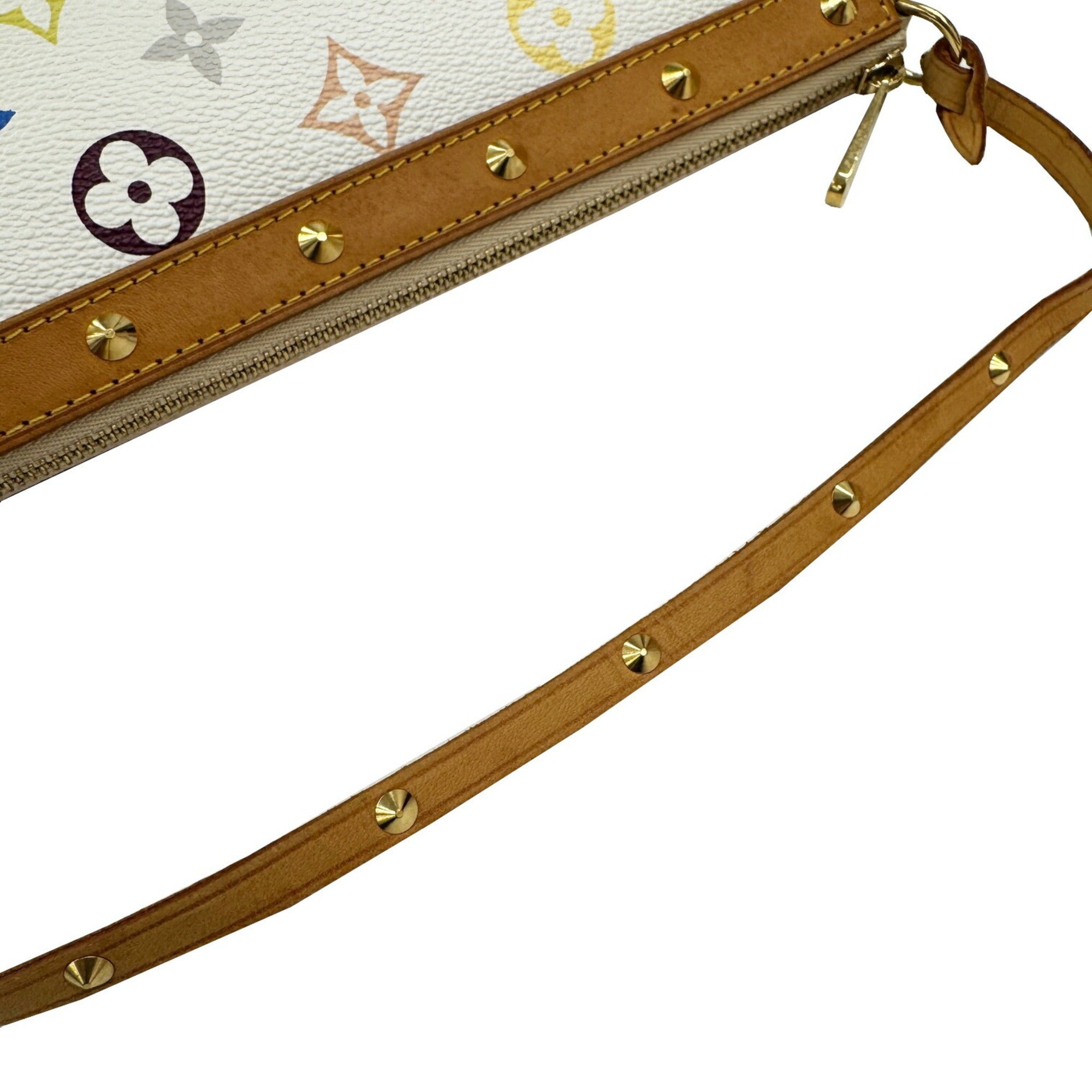 LOV Pochette Accessoires Monogram Multicolore Blanc White M92649 Handbag for Women