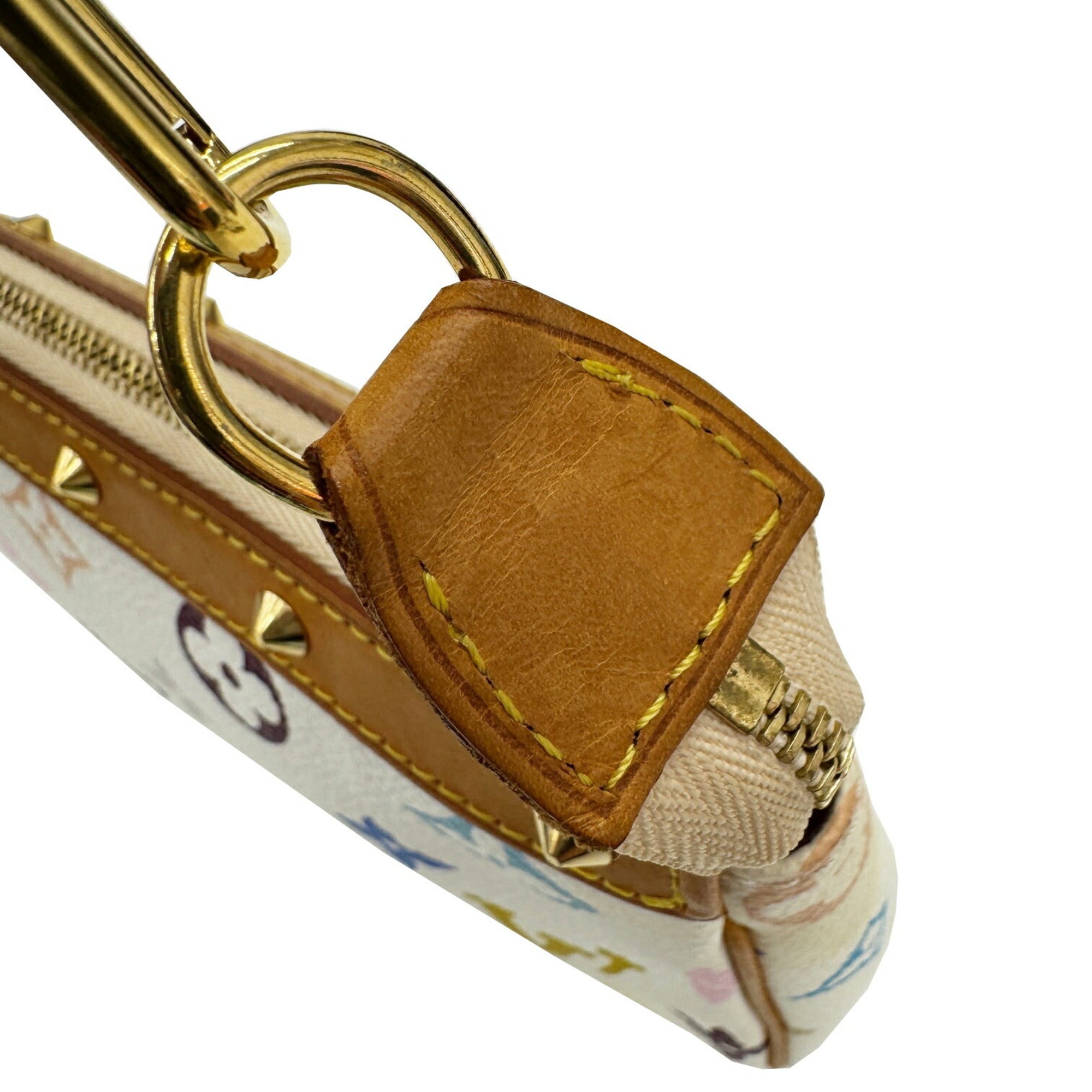 LOV Pochette Accessoires Monogram Multicolore Blanc White M92649 Handbag for Women