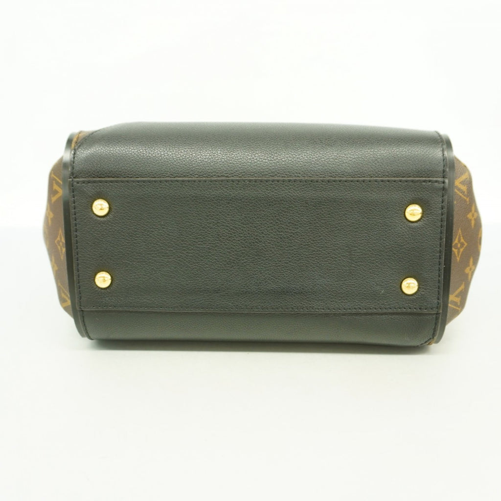 LOV Monogram Kimono MM Tote Bag M40460 Brown Noir Women's