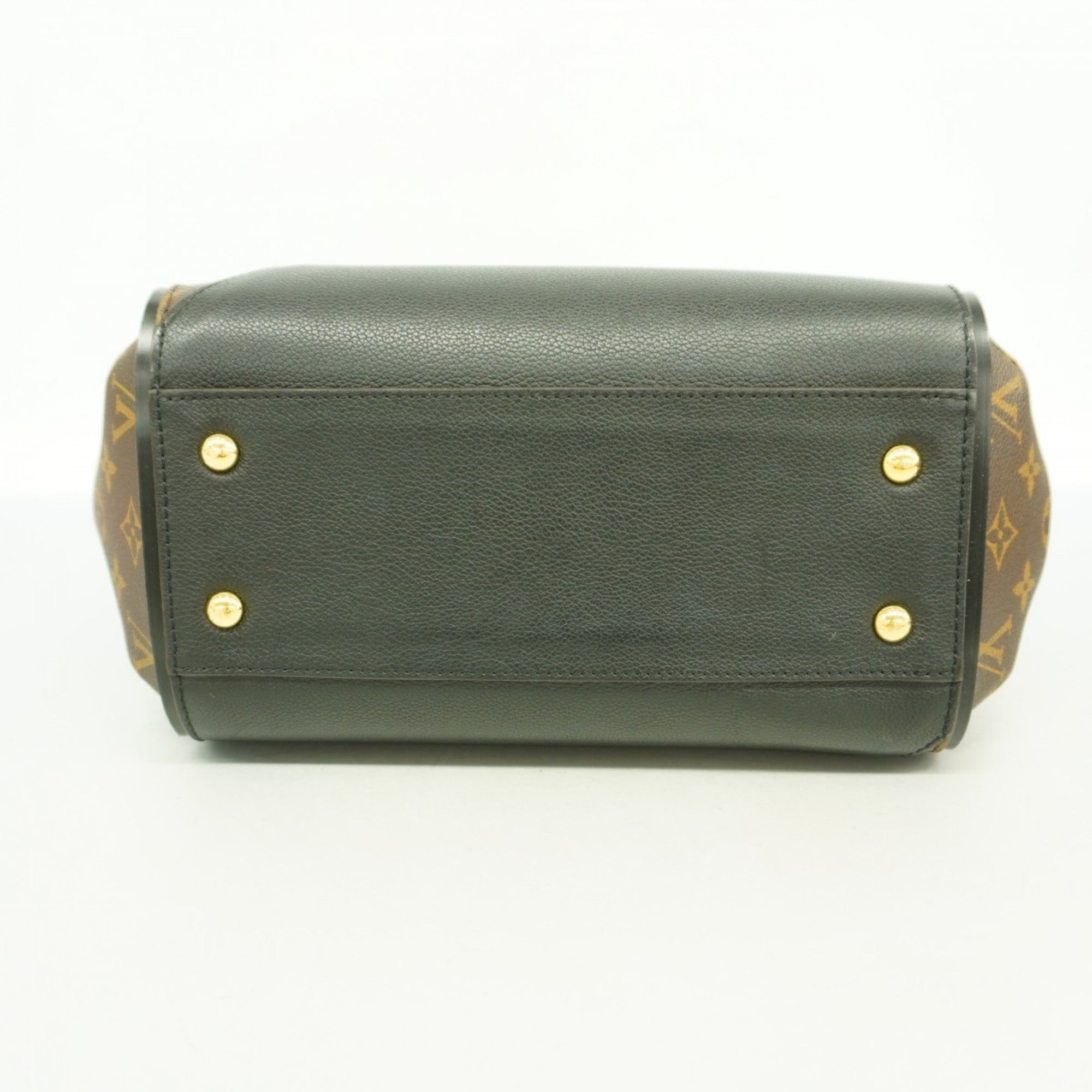 LOV Monogram Kimono MM Tote Bag M40460 Brown Noir Women's