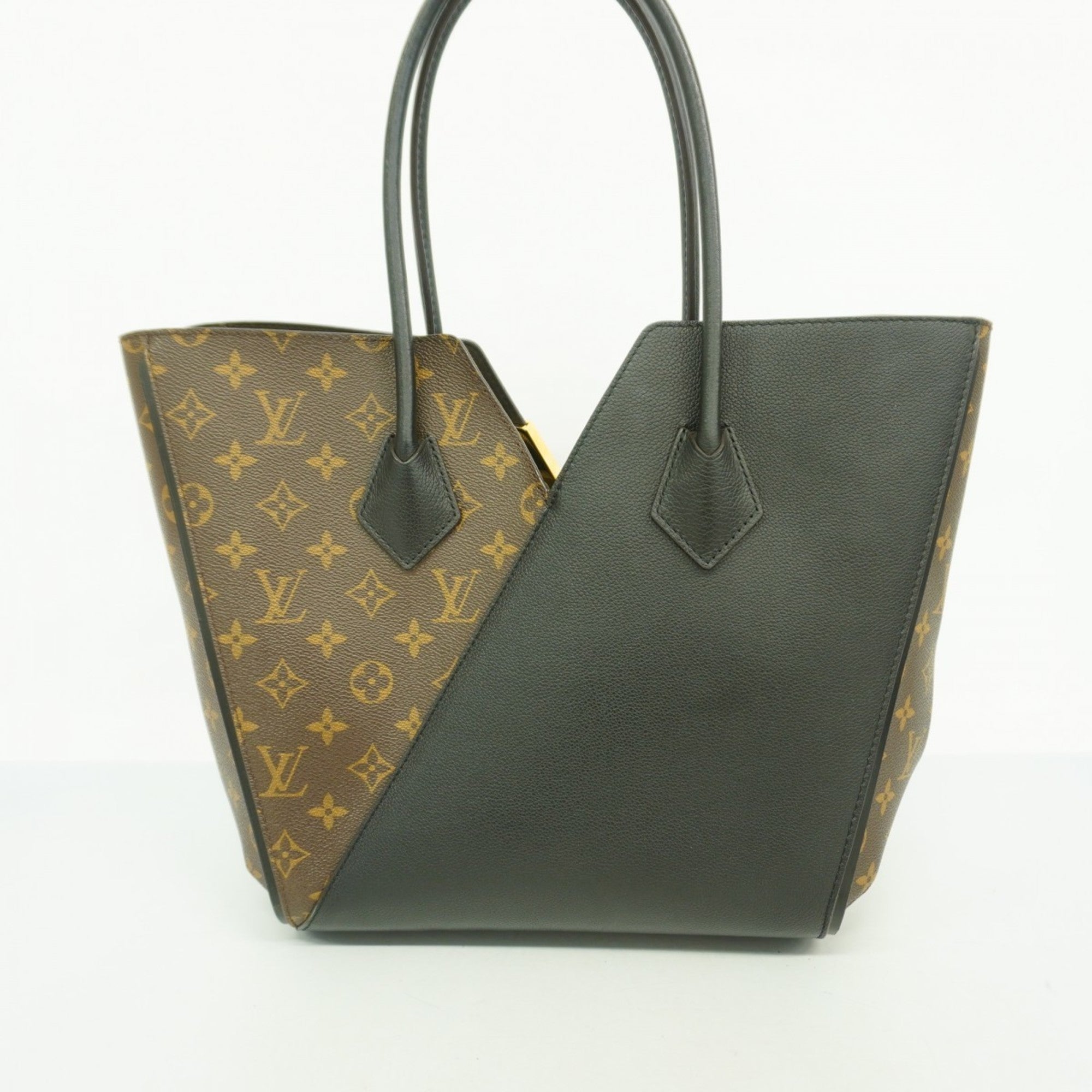 LOV Monogram Kimono MM Tote Bag M40460 Brown Noir Women's