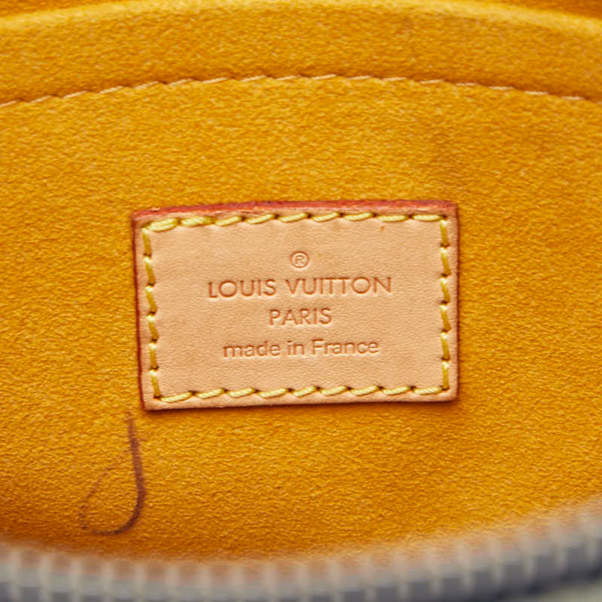 LOV Monogram Denim Neo Speedy Handbag Mini Boston Bag M95019 Indigo Blue Canvas and Leather Women's LOUIS VUITTON