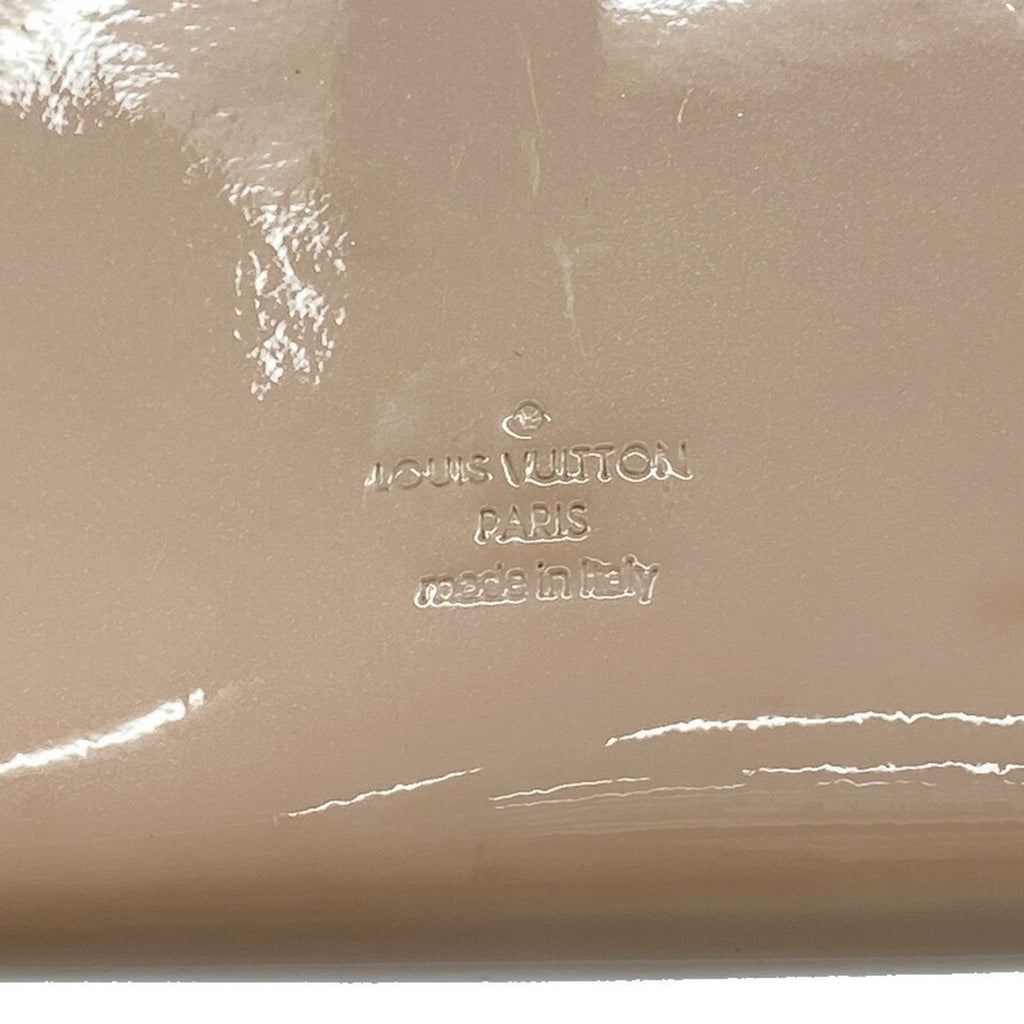 LOV Monogram Vernis Cherrywood PM Handbag M53355 Brown Rose Ballerine 2-Way Bag for Women