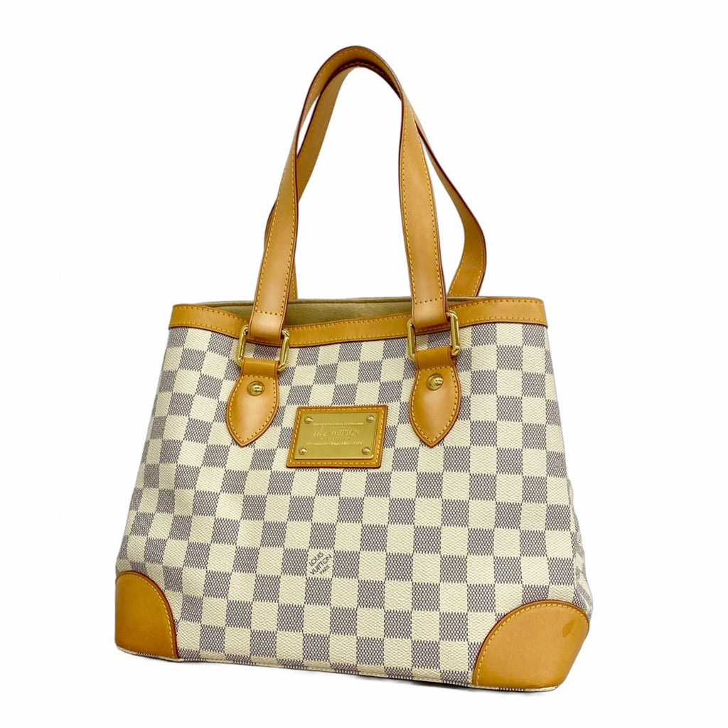 LOV Damier Azur Hampstead PM Tote Bag N51207 White Women's