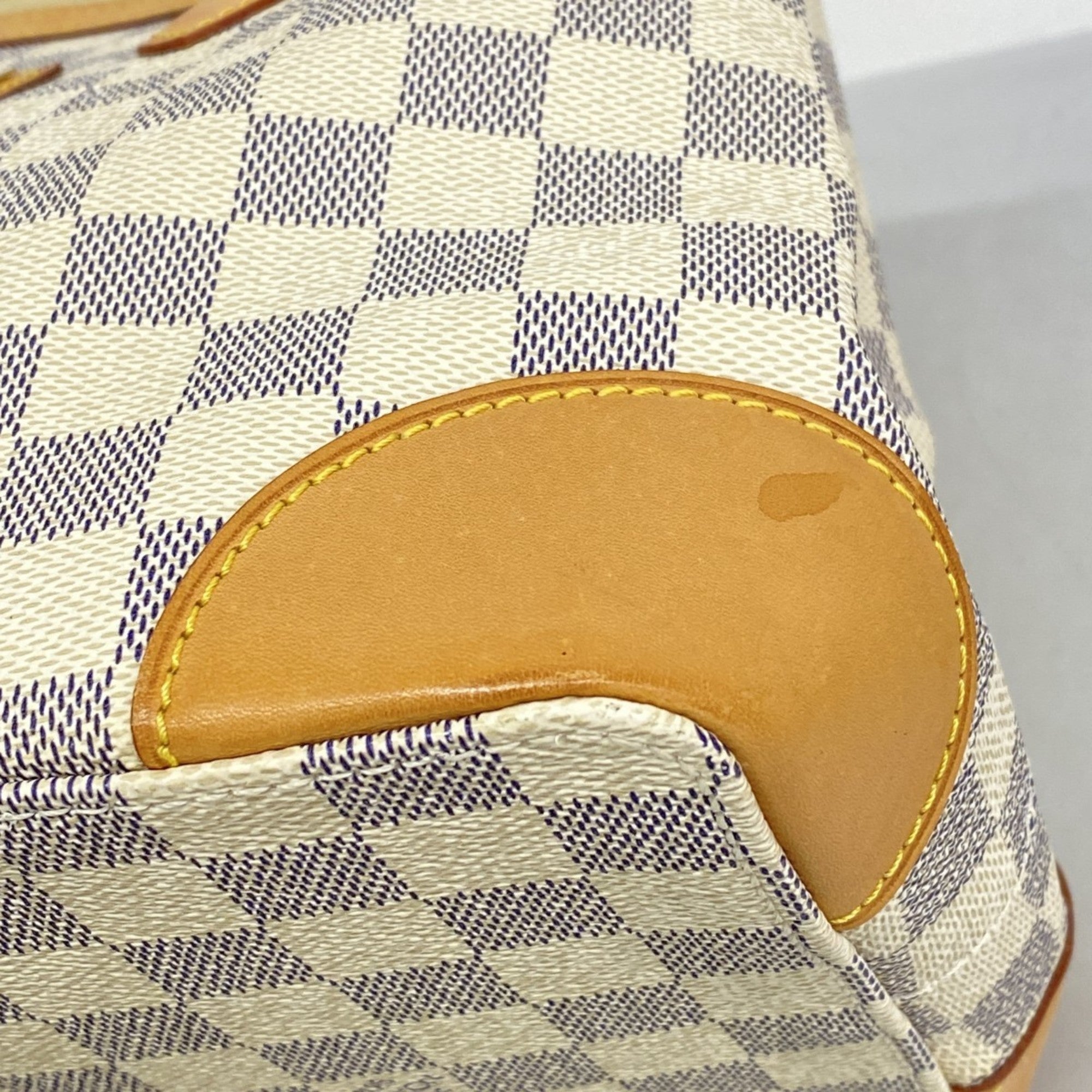 LOV Damier Azur Hampstead PM Tote Bag N51207 White Women's