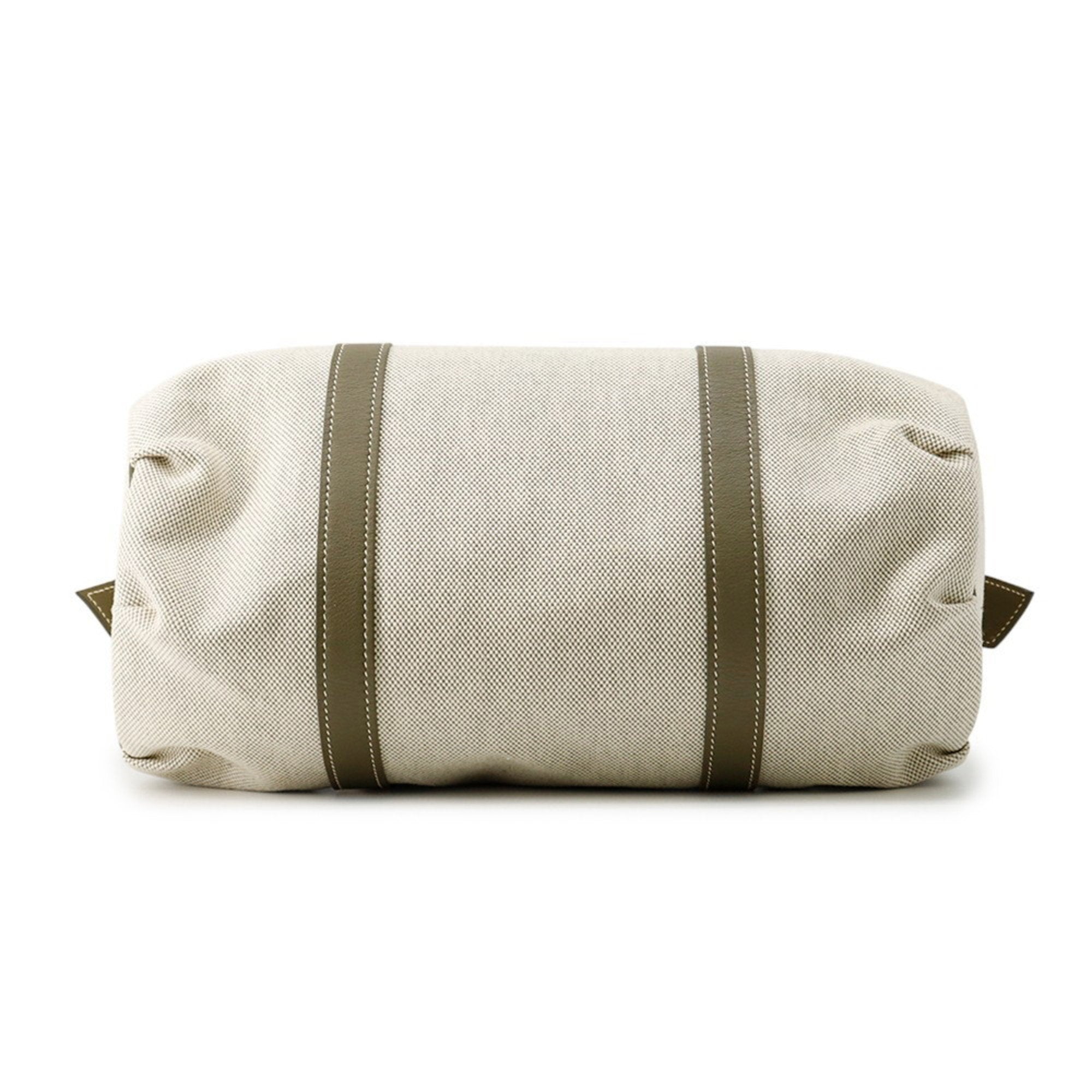 HMS handbag Polochon Mademoiselle Natural Ververonaise Toile H Barenia