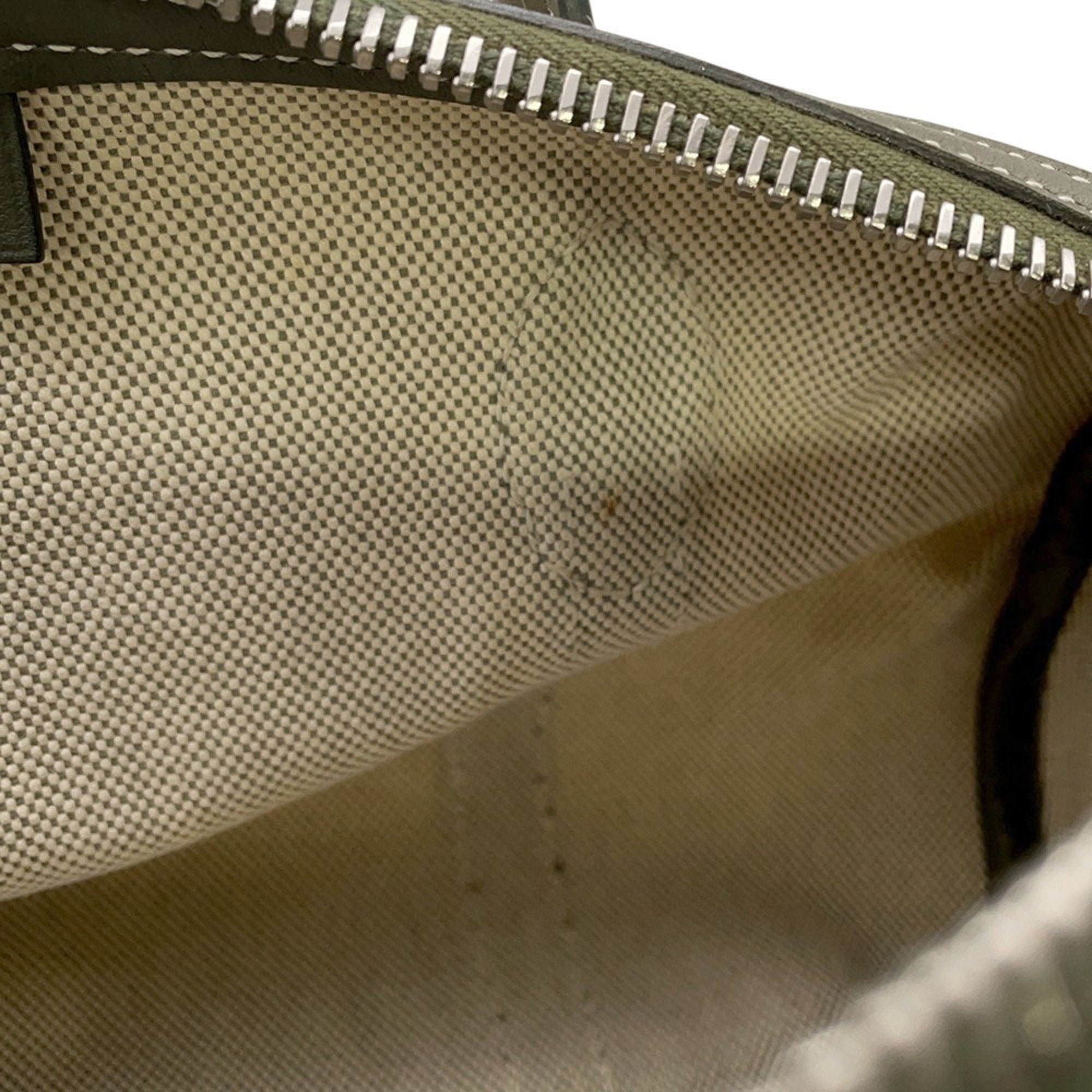 HMS handbag Polochon Mademoiselle Natural Ververonaise Toile H Barenia