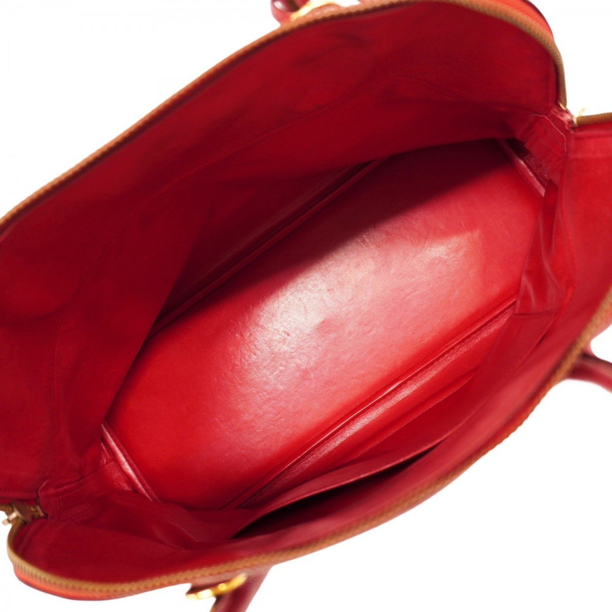 HMS Hermès Bolide 35 Handbag, Couchvel, Rouge vif, 〇W Stamp, 2-Way Bag, Women's, P1584618