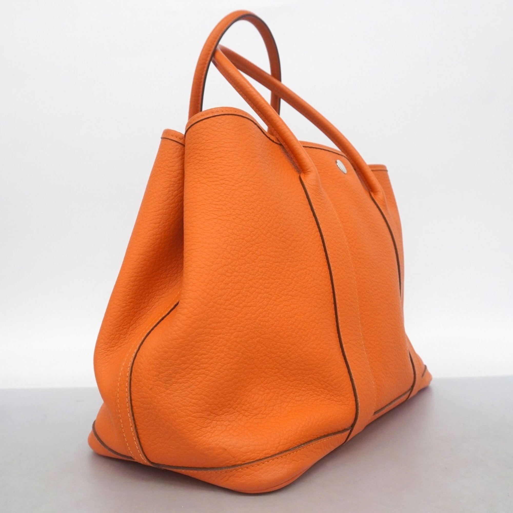 HMS Hermès Garden PM Negonda Orange Tote Bag with R Stamp for Women