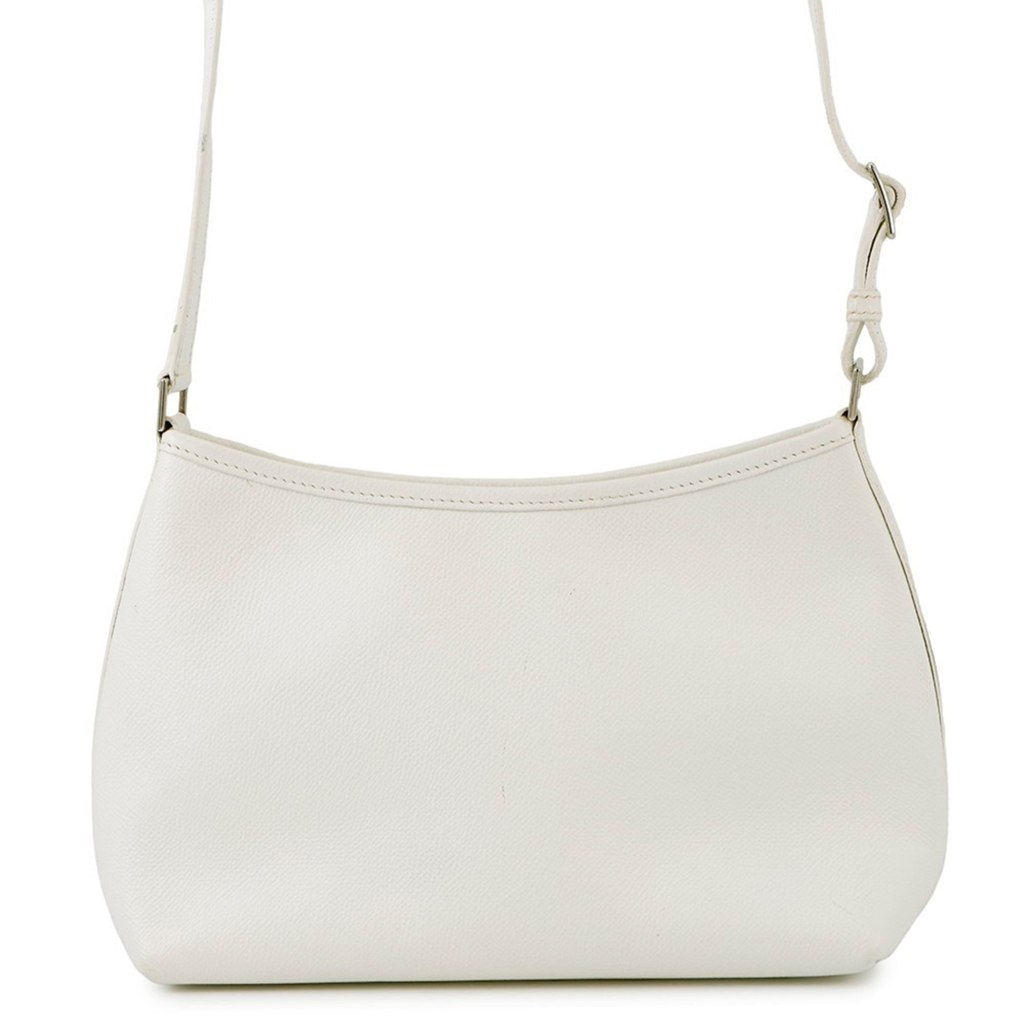 HMS Berlingo PM Shoulder Bag, White, Epson, B Stamp, HERMES, White