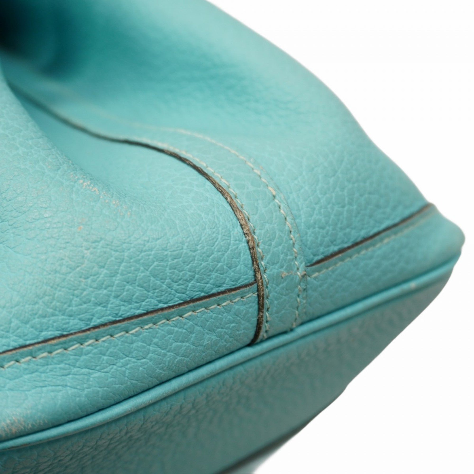 HMS Hermès Garden PM Country Blue Atoll Tote Bag with T Stamp for Women