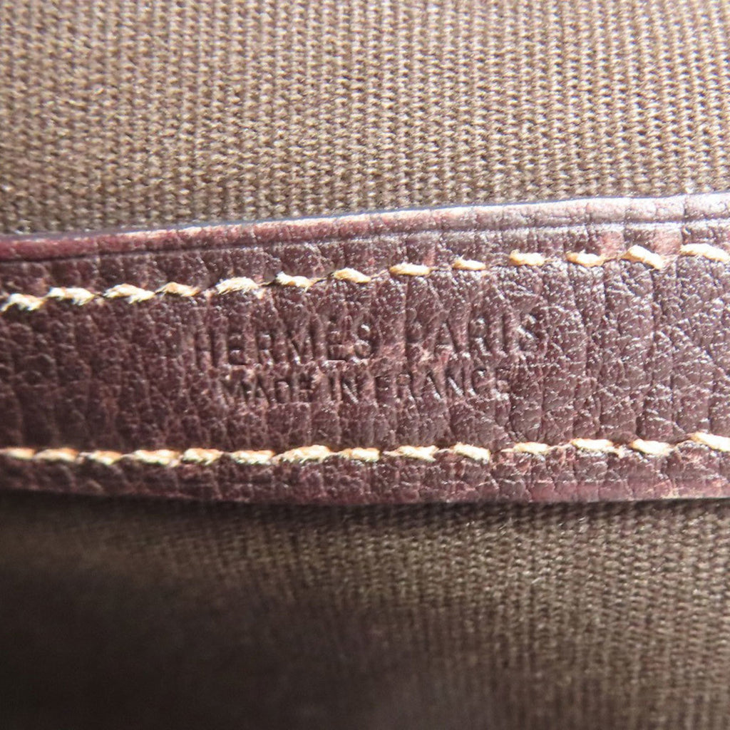 HMS Hermès Garden Party PM Tote Bag with Silver Hardware, Toile Officier, Women's