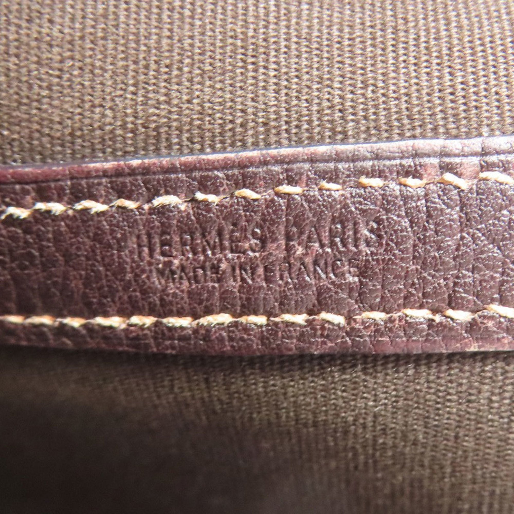 HMS Hermès Garden Party PM Tote Bag with Silver Hardware, Toile Officier, Women's