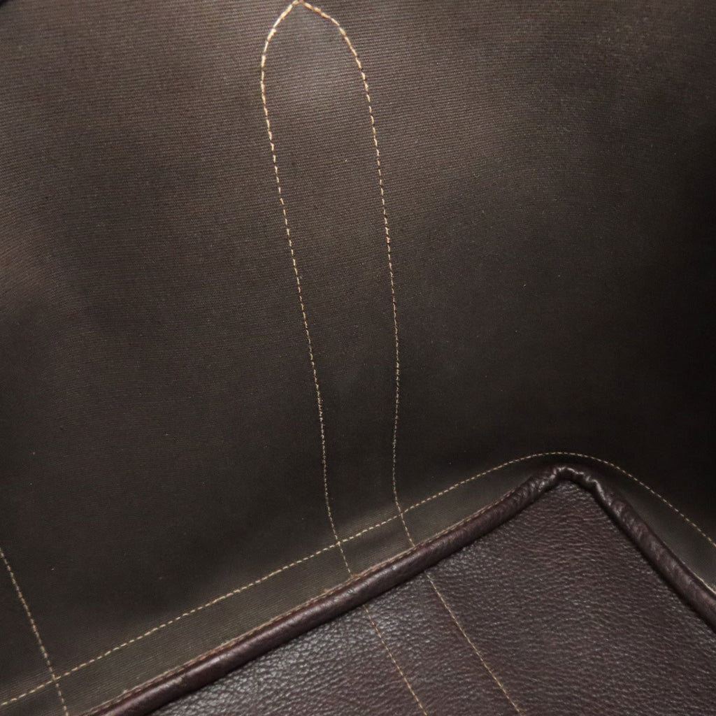 HMS Hermès Garden Party PM Tote Bag with Silver Hardware, Toile Officier, Women's