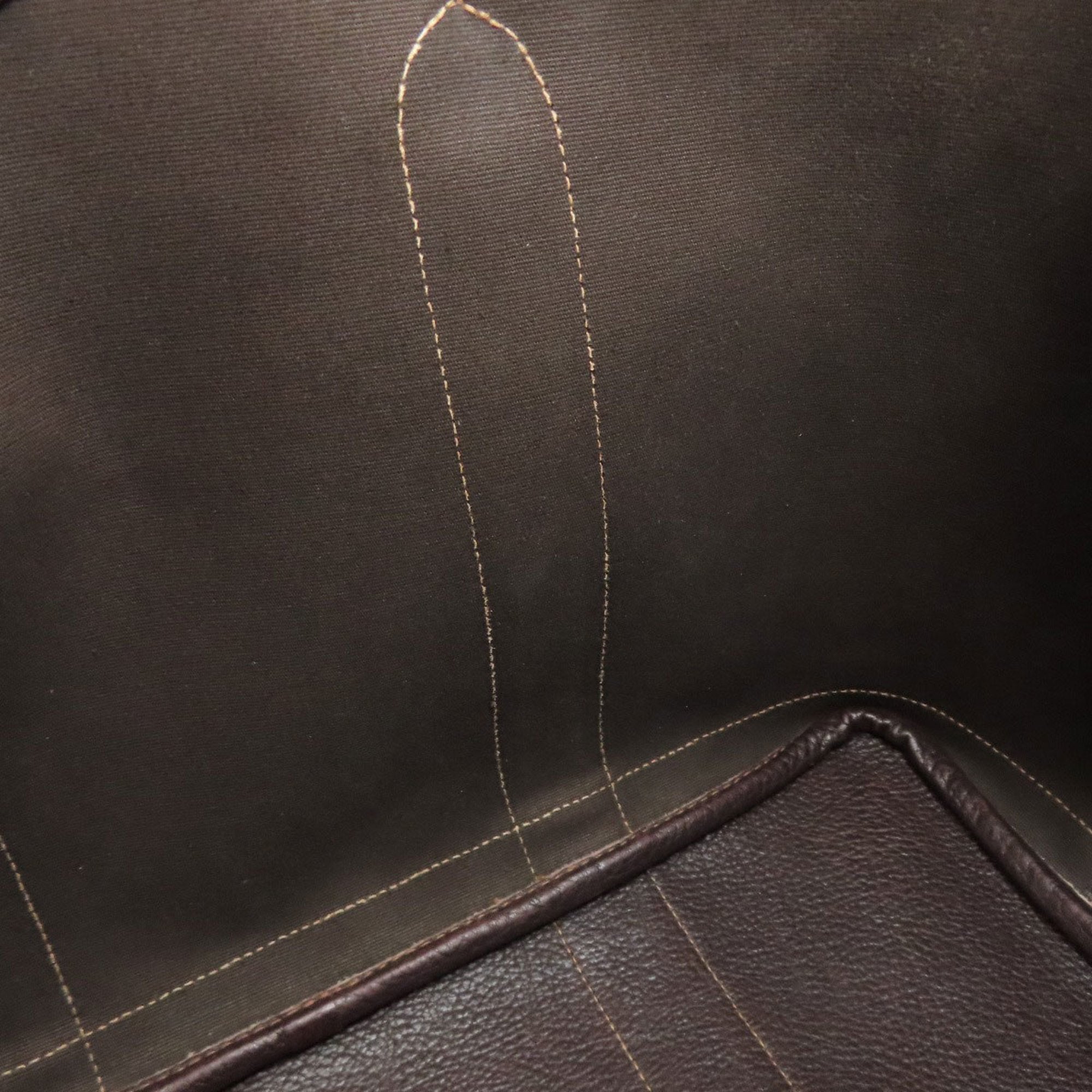 HMS Hermès Garden Party PM Tote Bag with Silver Hardware, Toile Officier, Women's